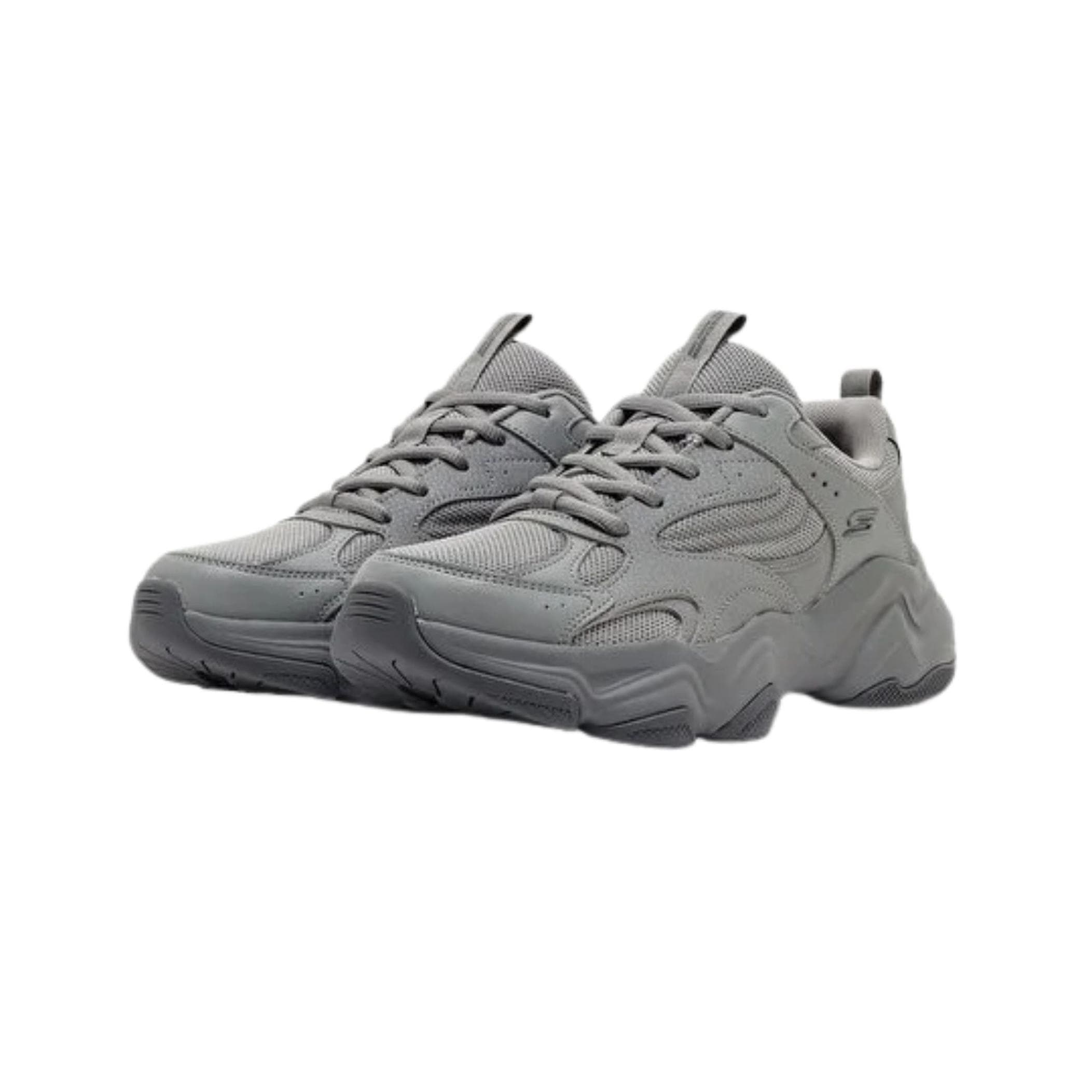 Skechers Skechers Bobs Dıego Erkek Spor Ayakkabı Gri - 3