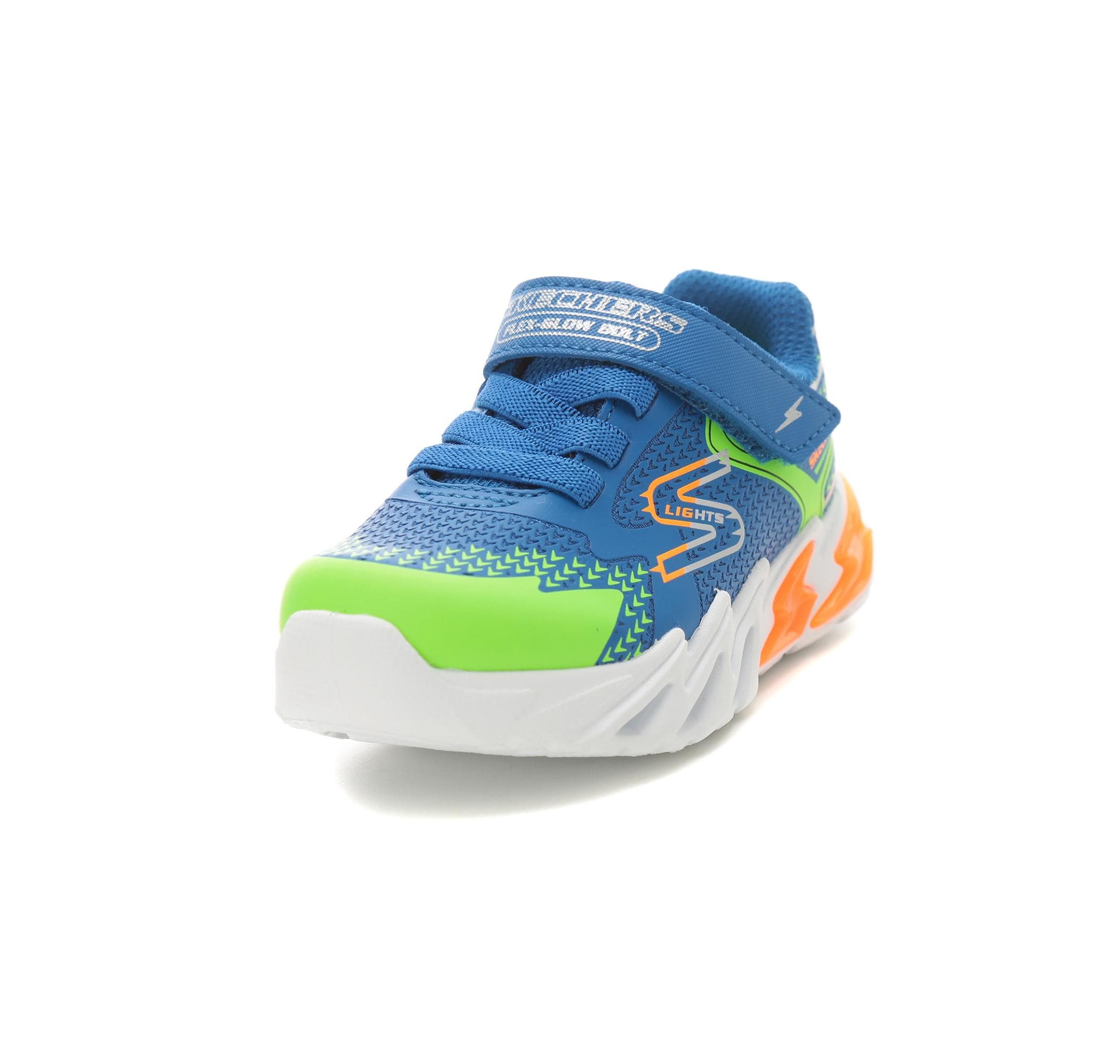Skechers Skechers Flex Glow Bolt Bebek Spor Ayakkabı Mavi - 2
