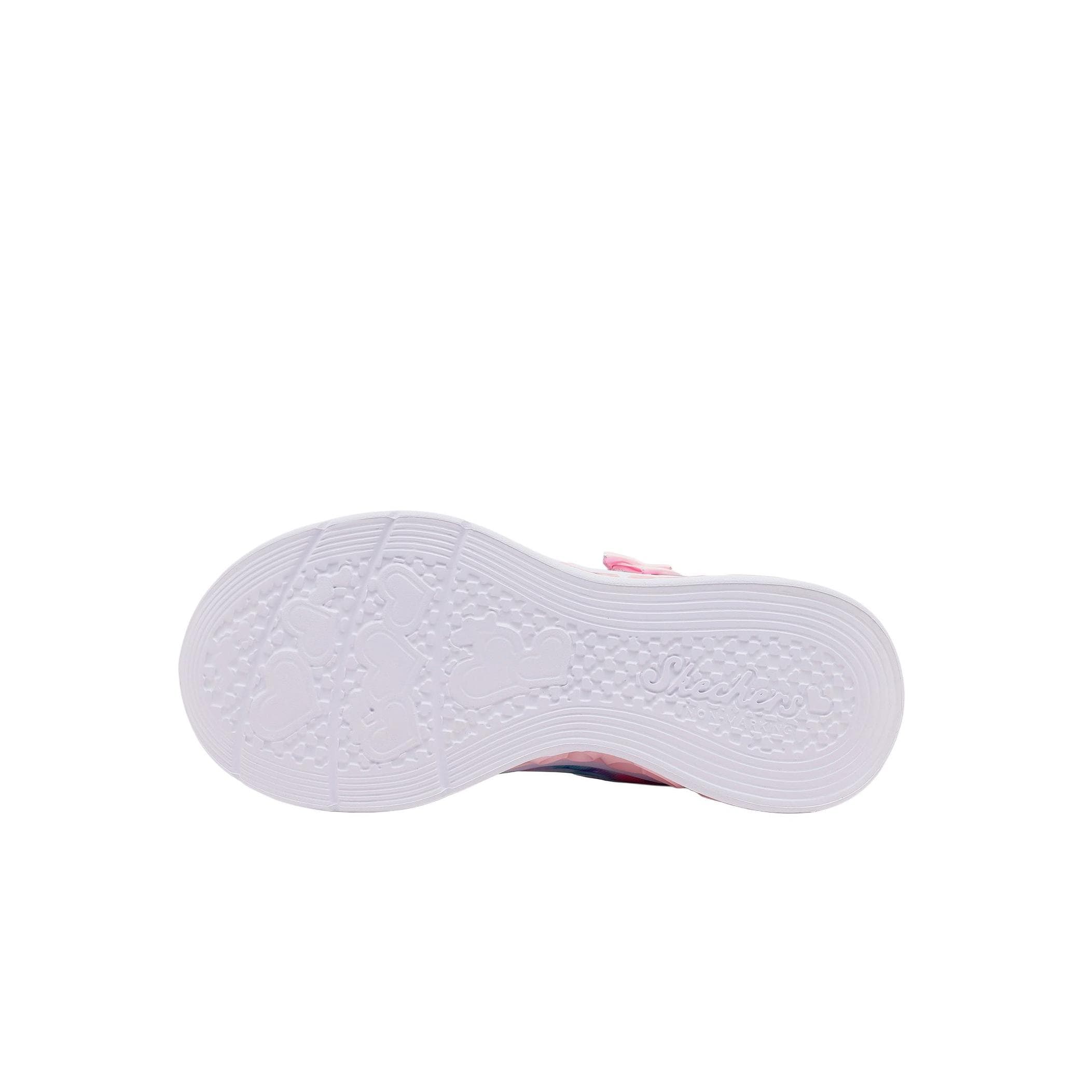Skechers Skechers Flutter Heart Lıghts - Blurred Love Çocuk Spor Ayakkabı Pembe - 3