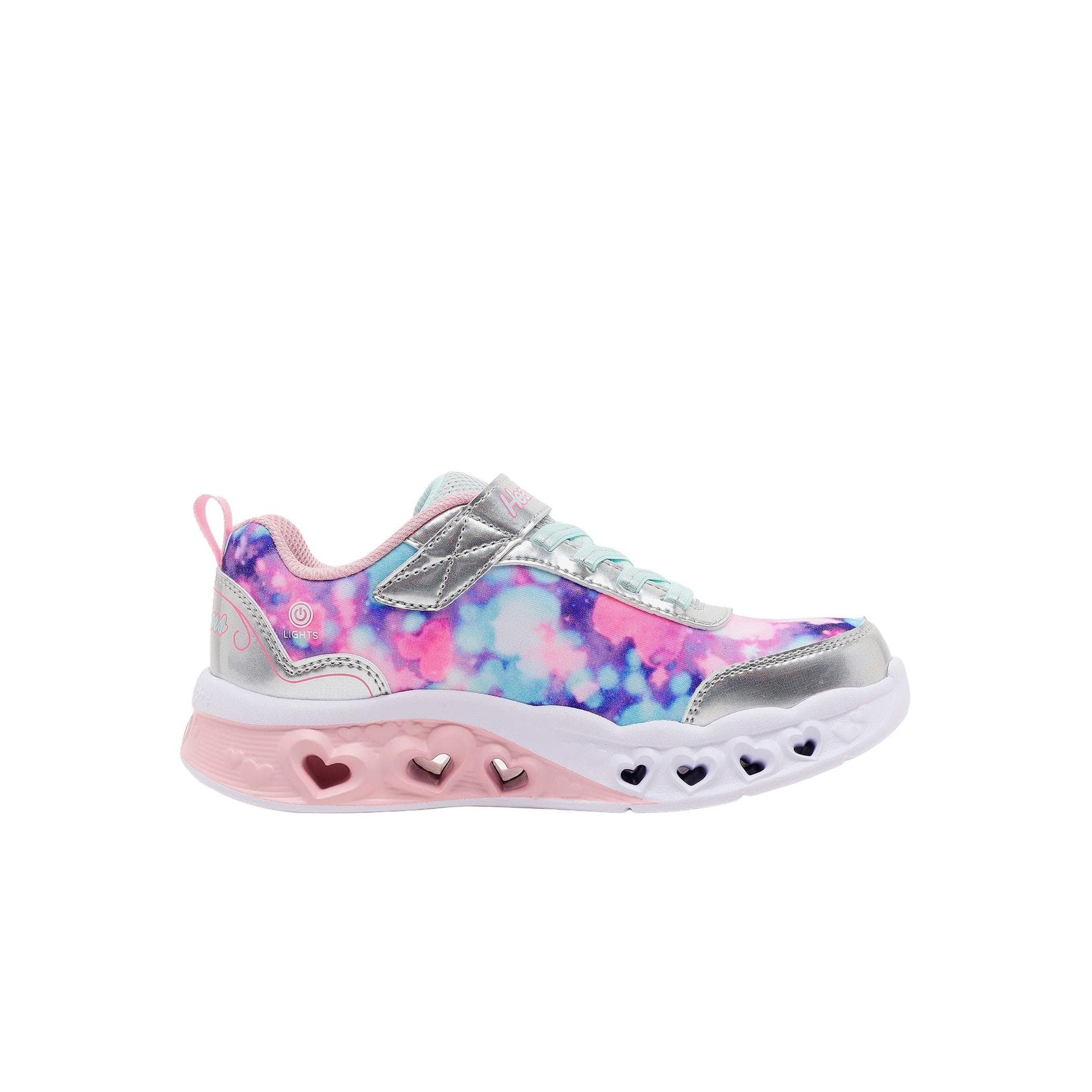 Skechers Skechers Flutter Heart Lıghts - Blurred Love Çocuk Spor Ayakkabı Pembe - 4