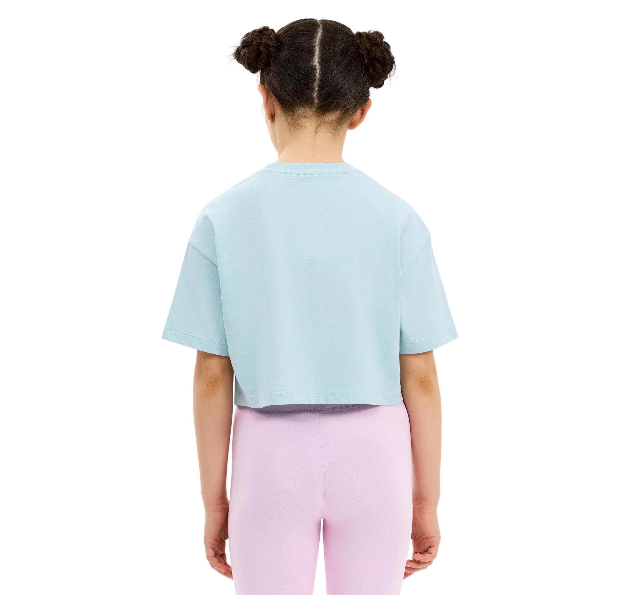 Skechers Skechers G Graphic Tee Crop Çocuk T-Shirt Açık Mavi - 2