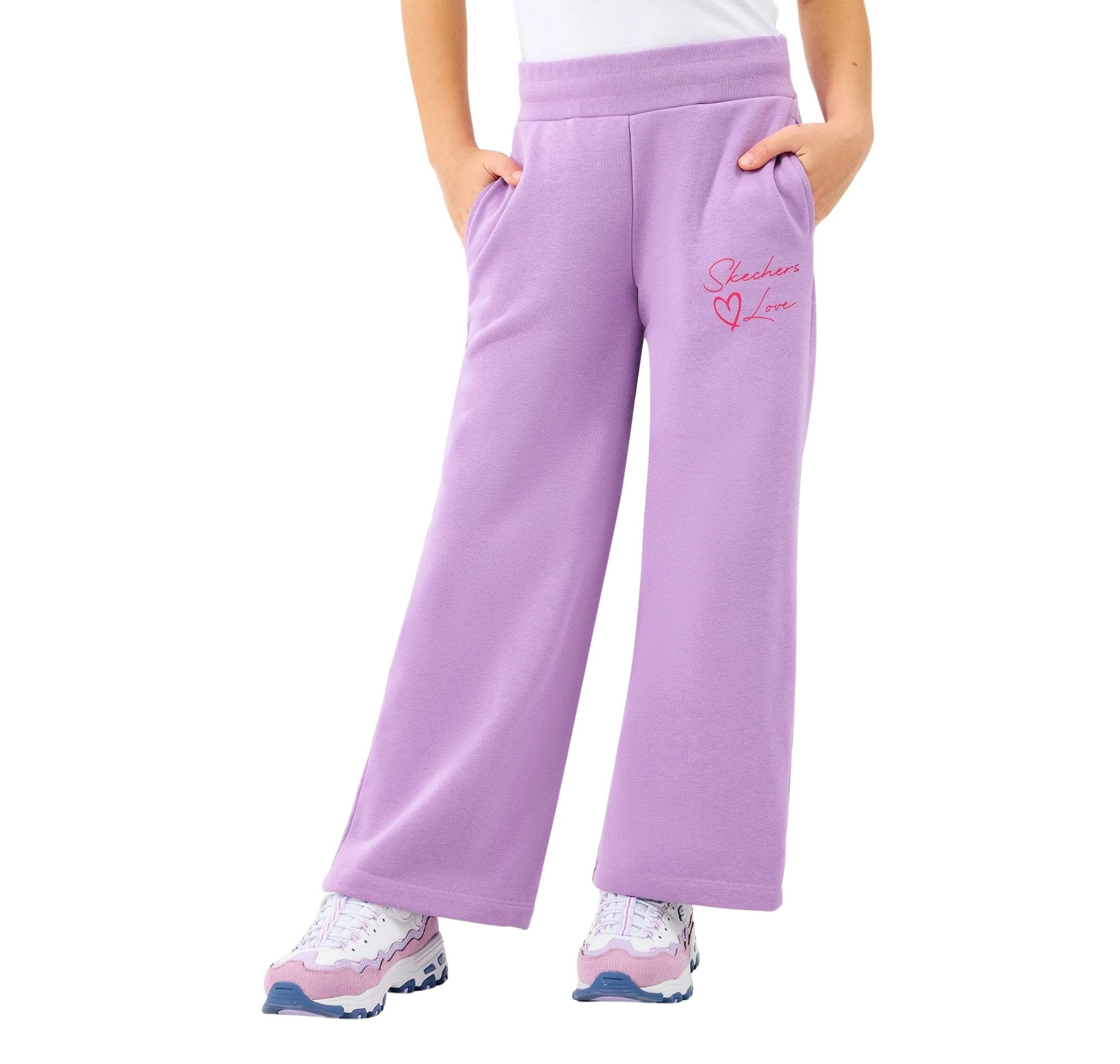 Skechers Skechers G Lw Fleece Sweatpant Çocuk Eşofman Altı Pembe