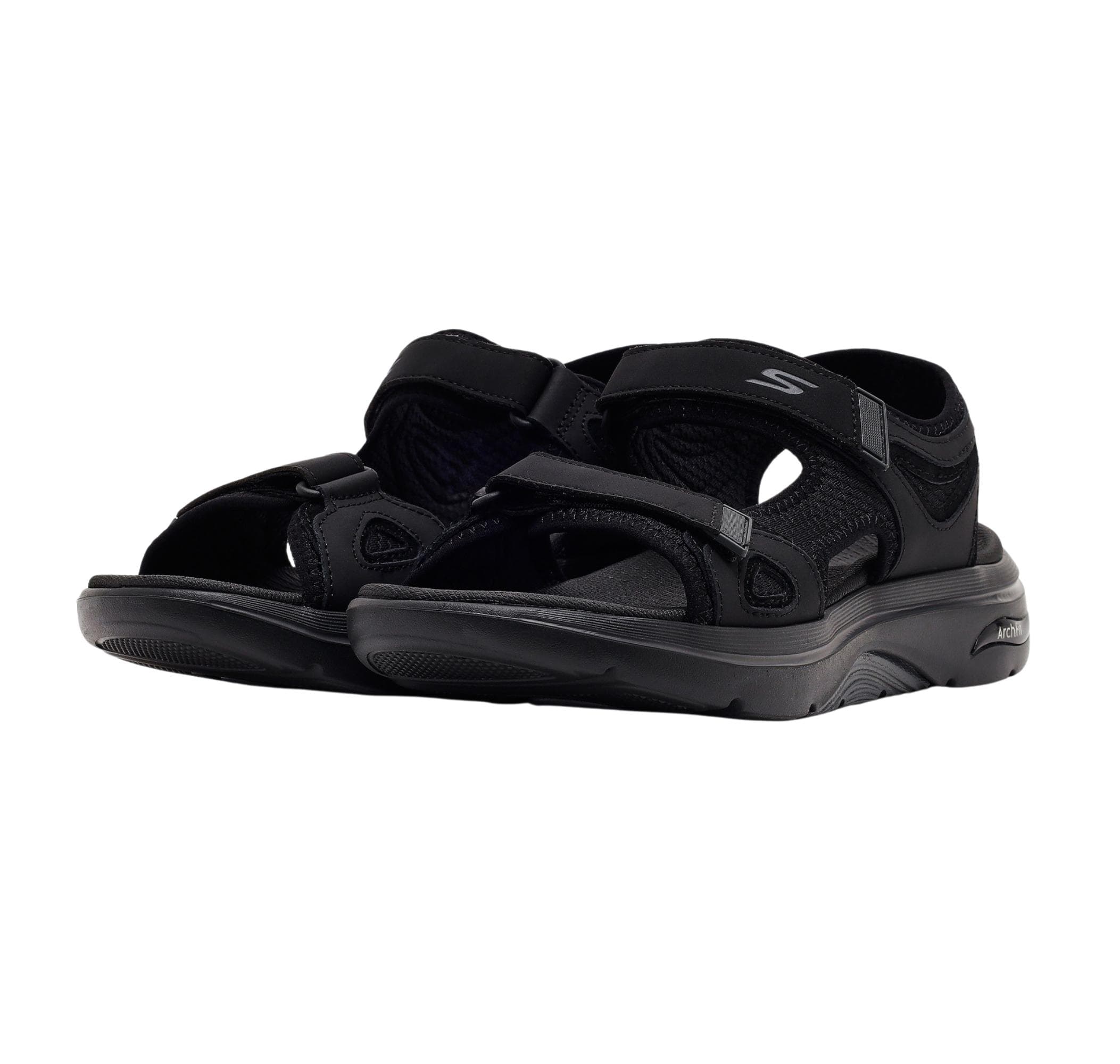 Skechers Skechers Go Walk Arch Fıt 2.0 Sandal Erkek Sandalet Siyah - 2