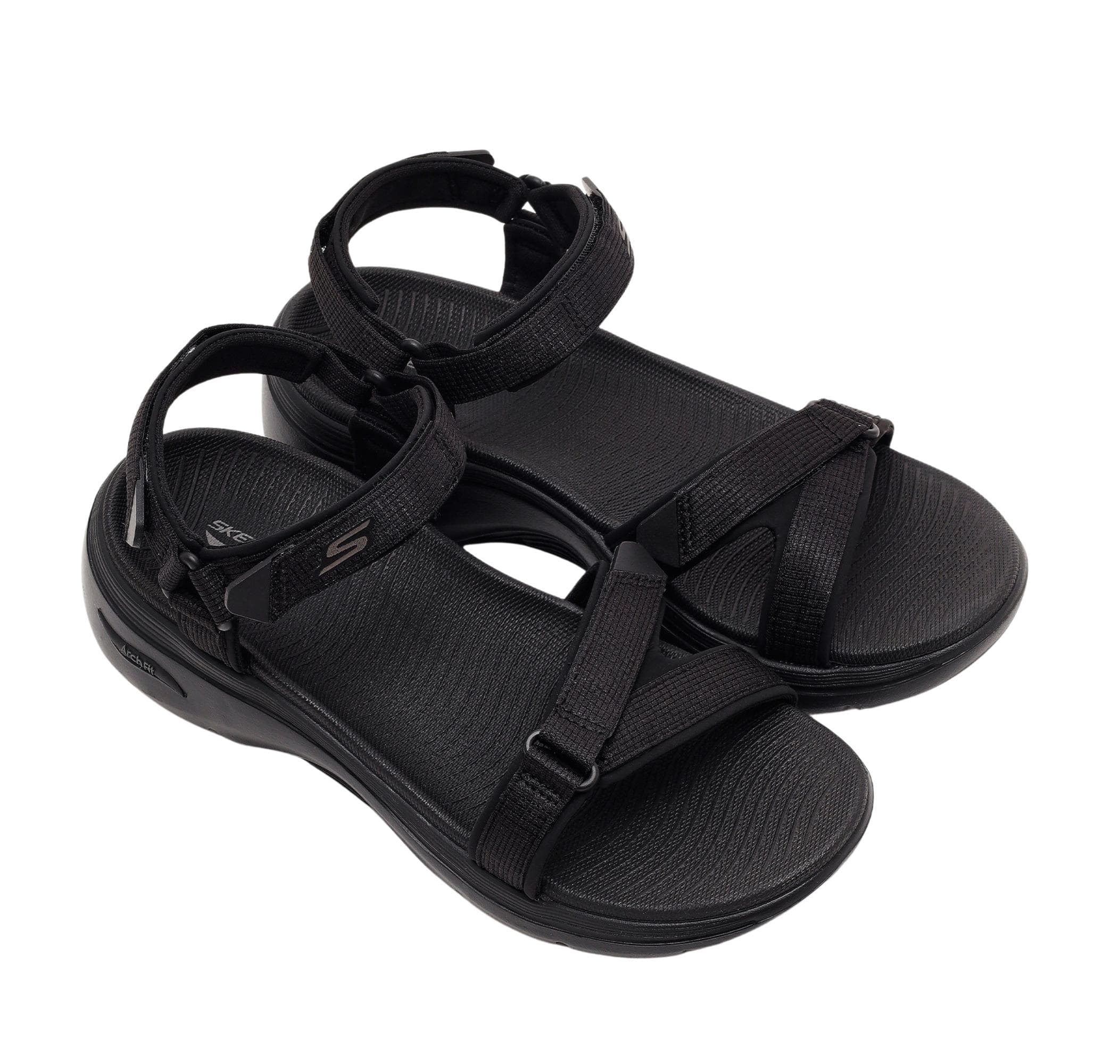 Skechers Skechers Go Walk Arch Fıt 2.0 Sandal Kadın Sandalet Siyah - 3