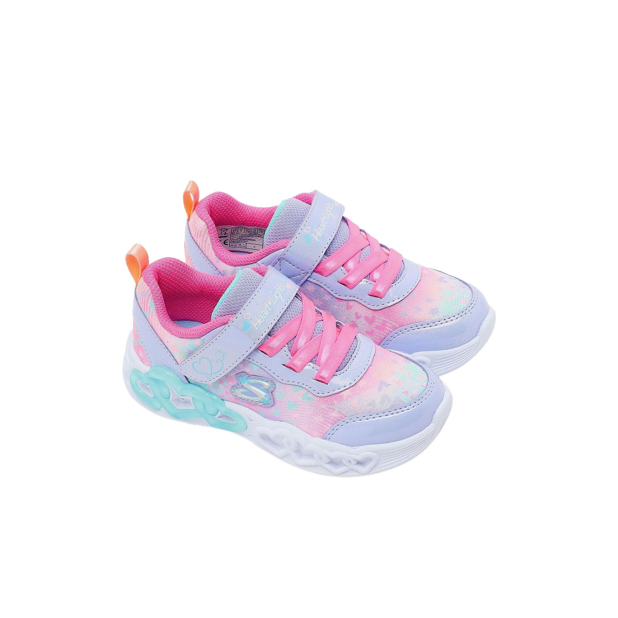 Skechers Skechers Infınıte Heart Lıghts - Heart Jewels Bebek Spor Ayakkabı Mor - 5