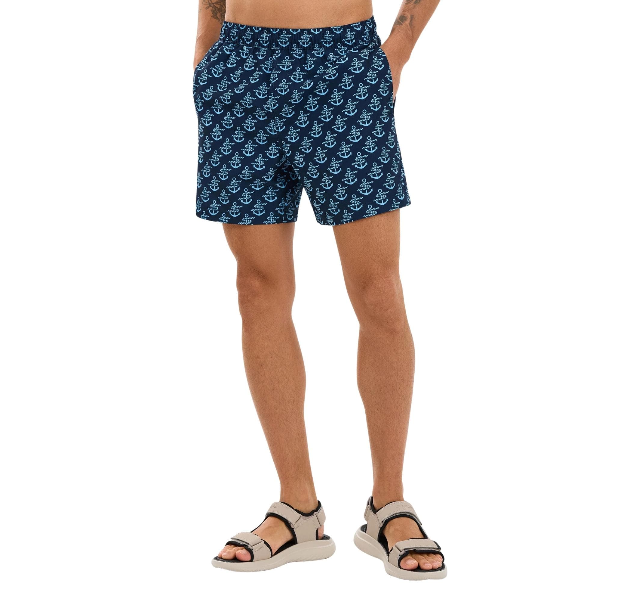 Skechers Skechers M 5 Inch Swimshort Erkek Mayo Lacivert