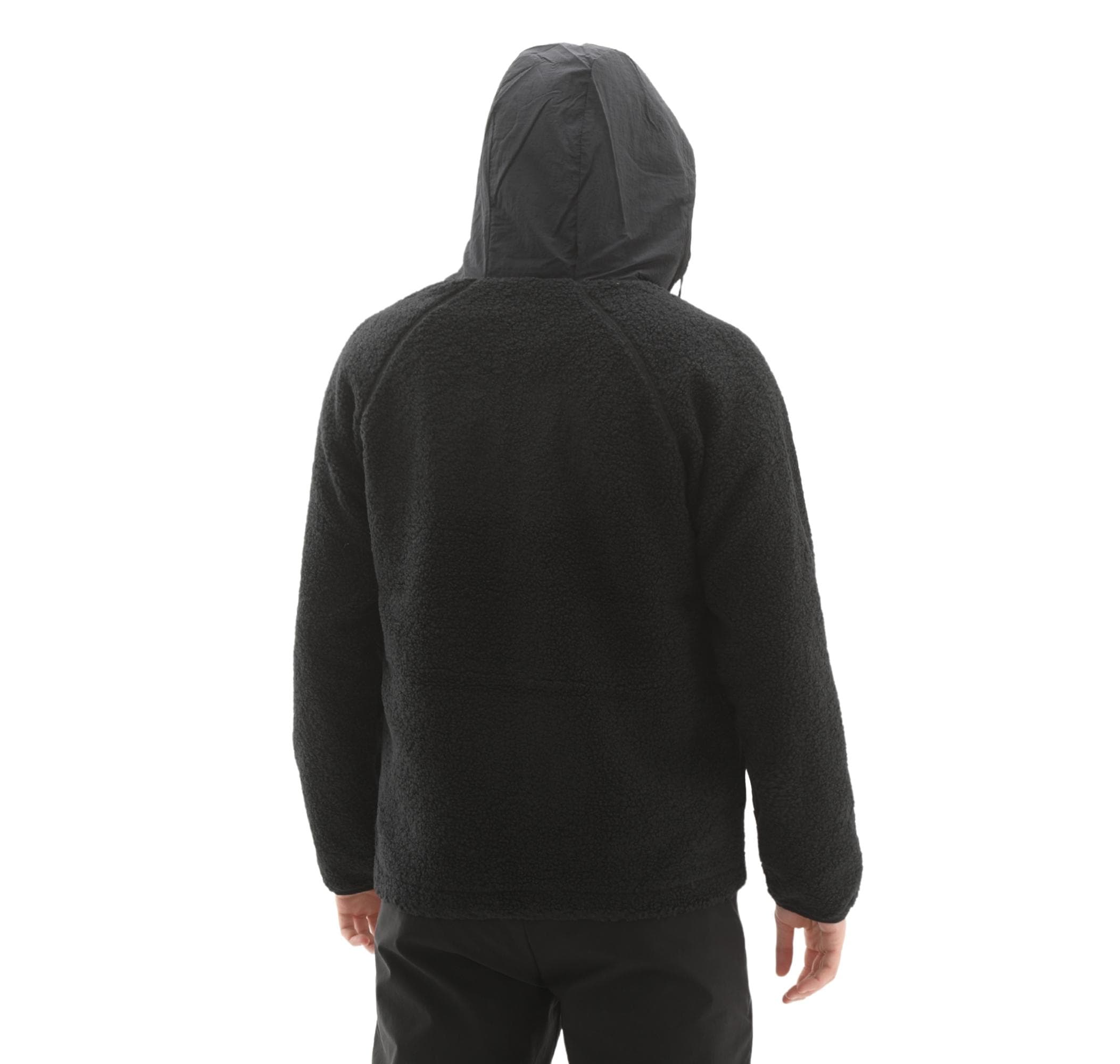 Skechers Skechers M Comfort Hoodie Sherpa Jacket Erkek Ceket Siyah - 5