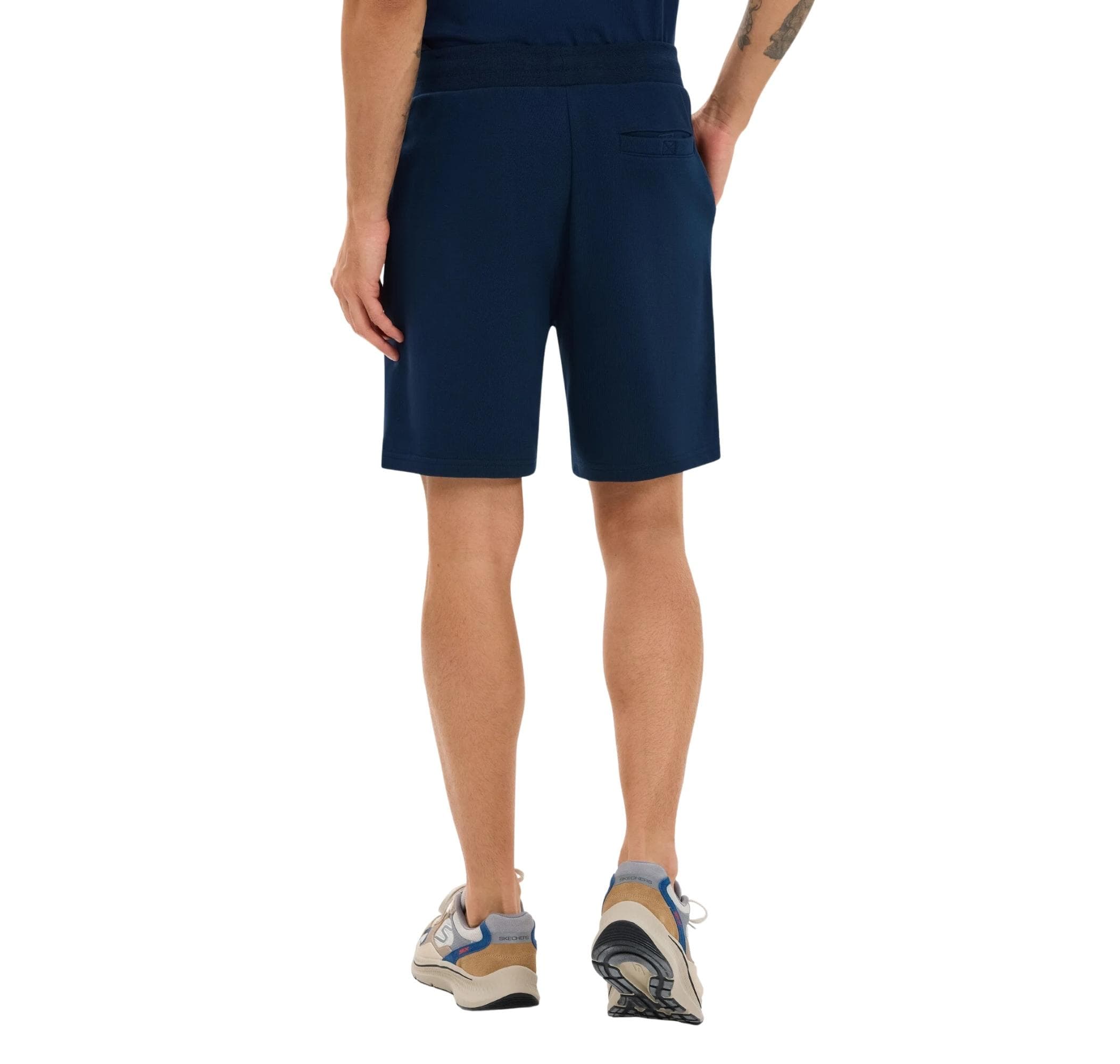 Skechers Skechers M Essential Sweat Short Erkek Şort Ve Kapri Lacivert - 4
