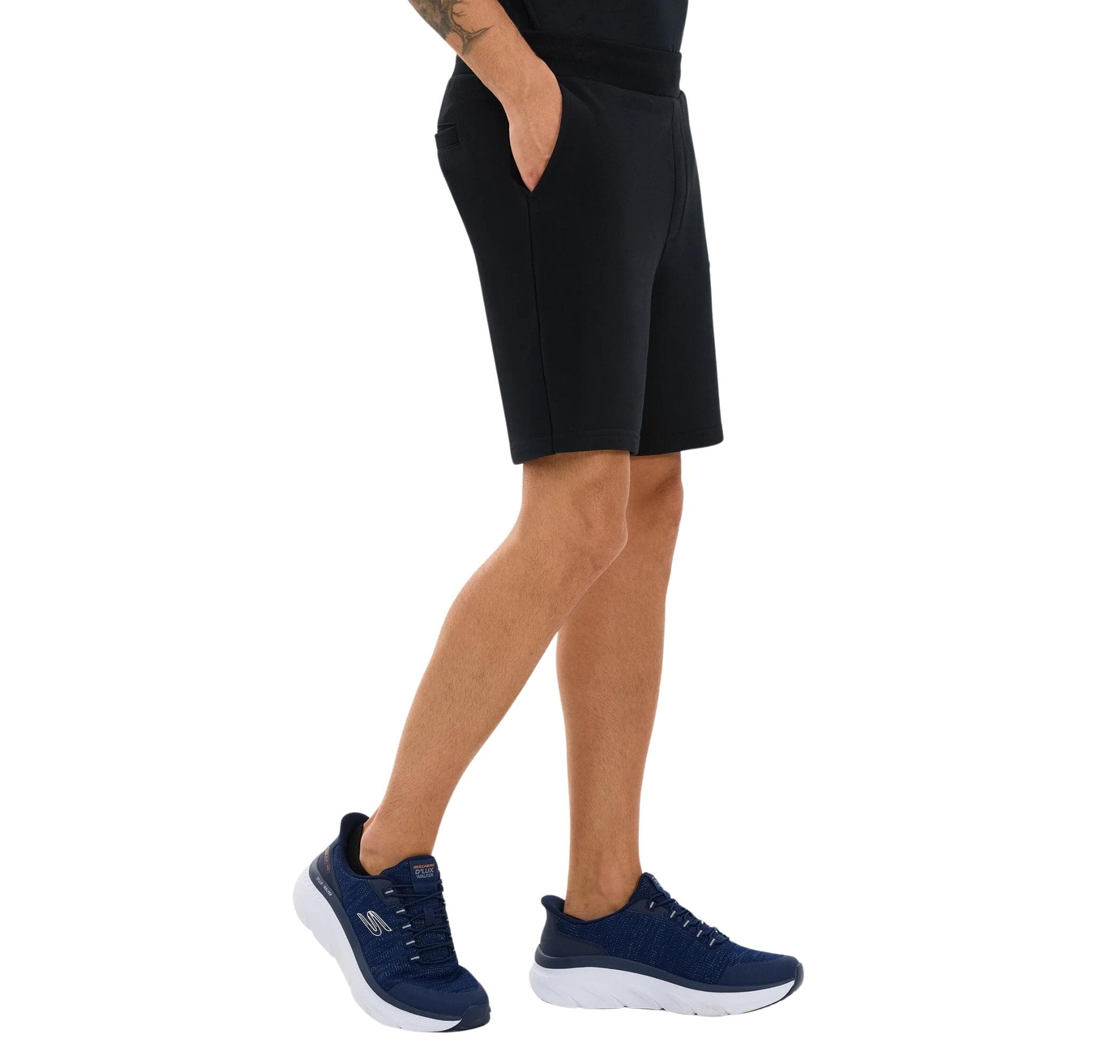 Skechers Skechers M Essential Sweat Short Erkek Şort Ve Kapri Siyah - 3
