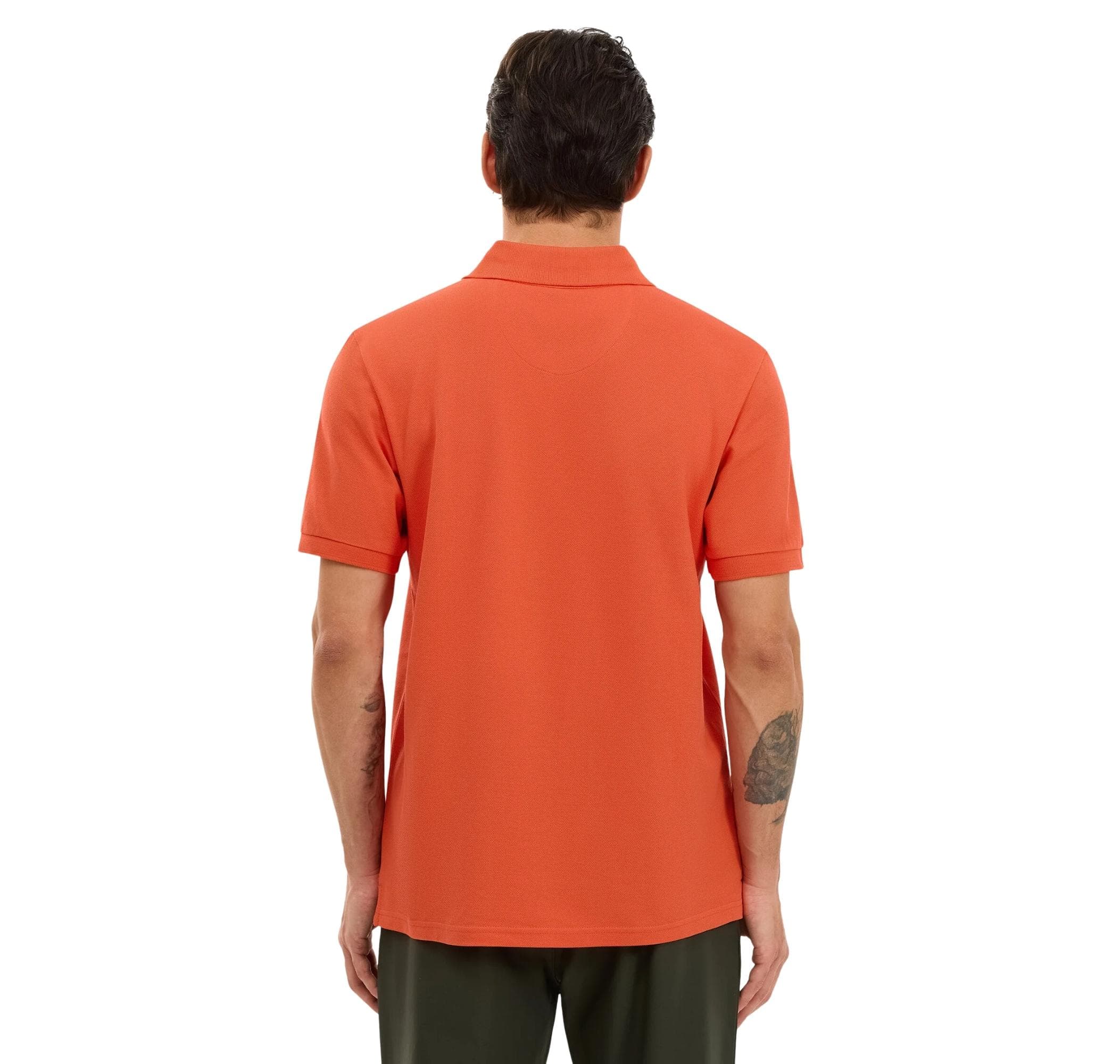 Skechers Skechers M Logo Printed Polo Erkek T-Shirt Turuncu - 3