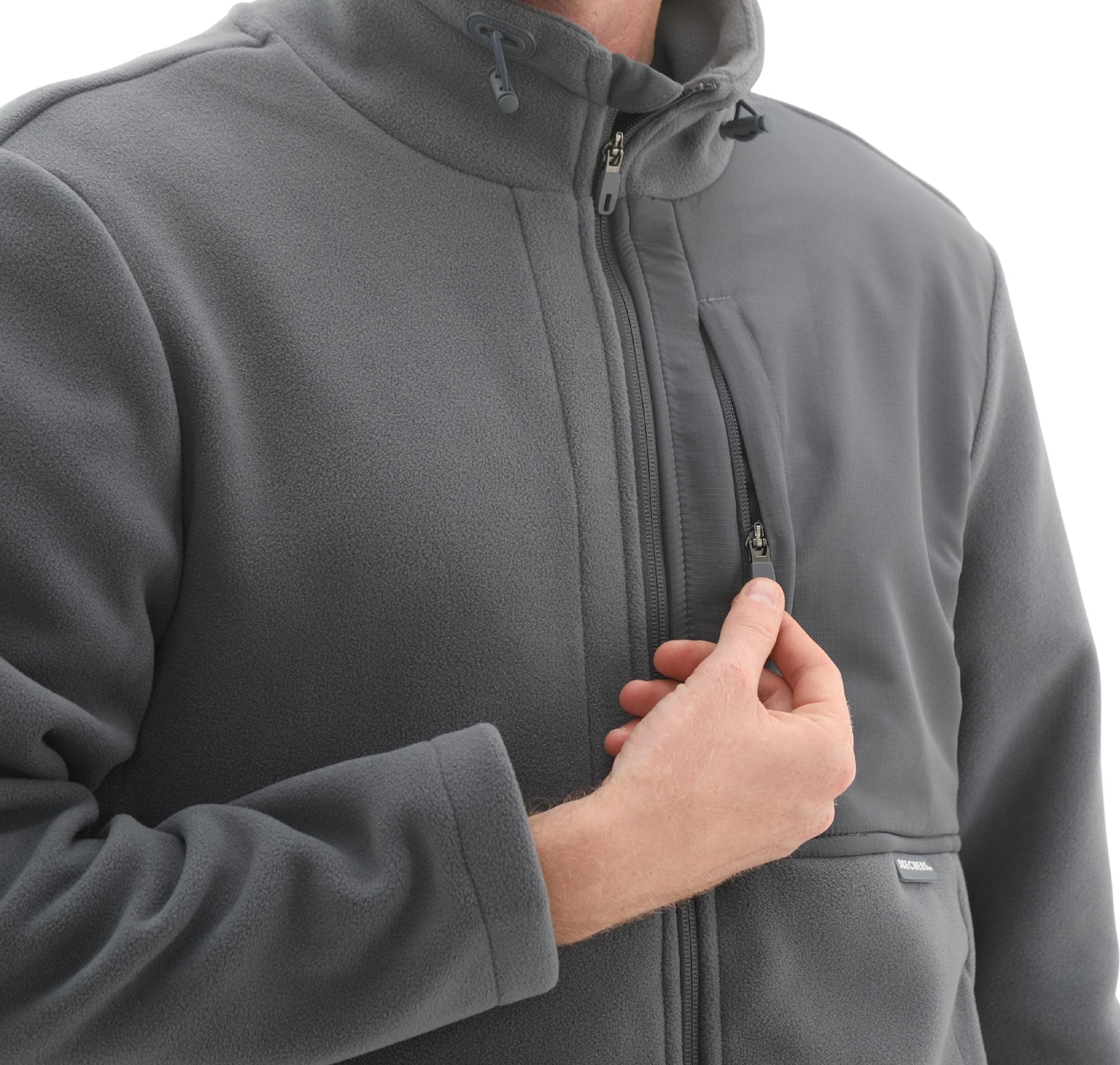 Skechers Skechers M Polar Jacket Erkek Ceket Antrasit - 5