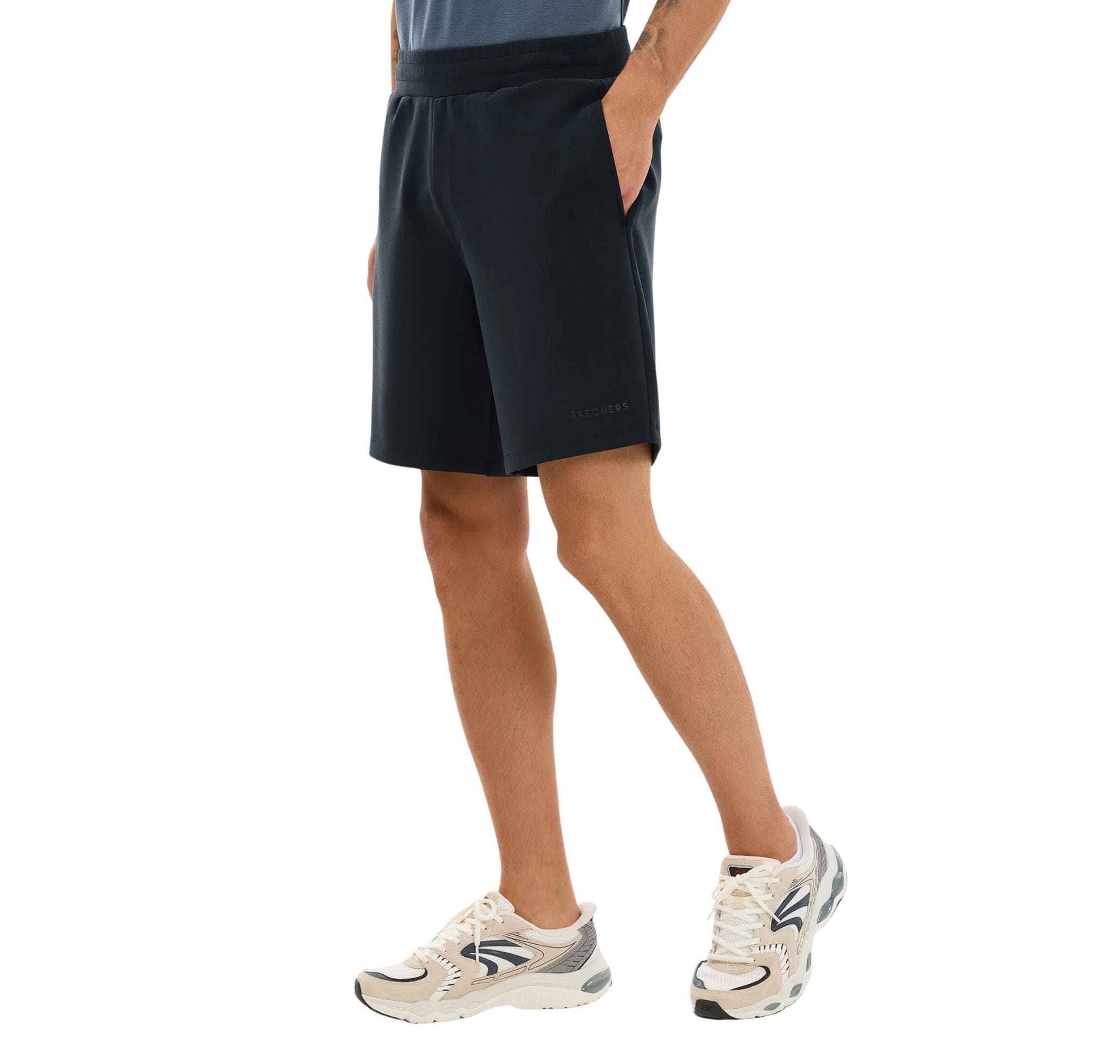 Skechers Skechers M Soft Touch Sweat Short Erkek Şort Ve Kapri Siyah - 2