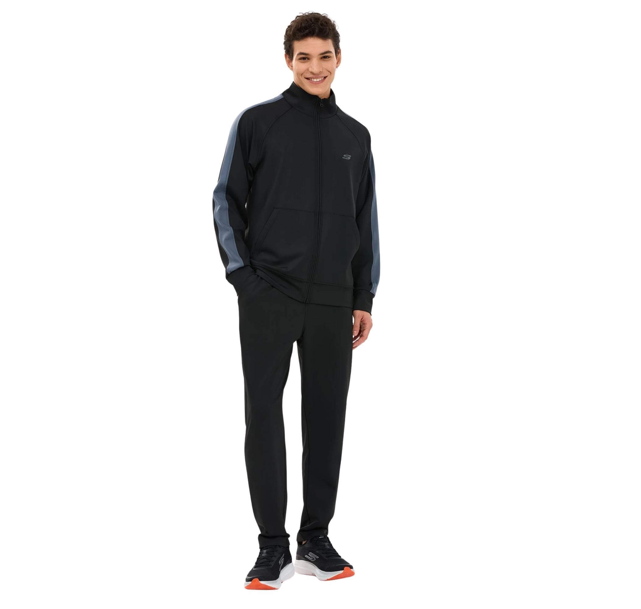 Skechers Skechers Performance Coll. M Track Suit Set Erkek Eşofman Takımı Siyah