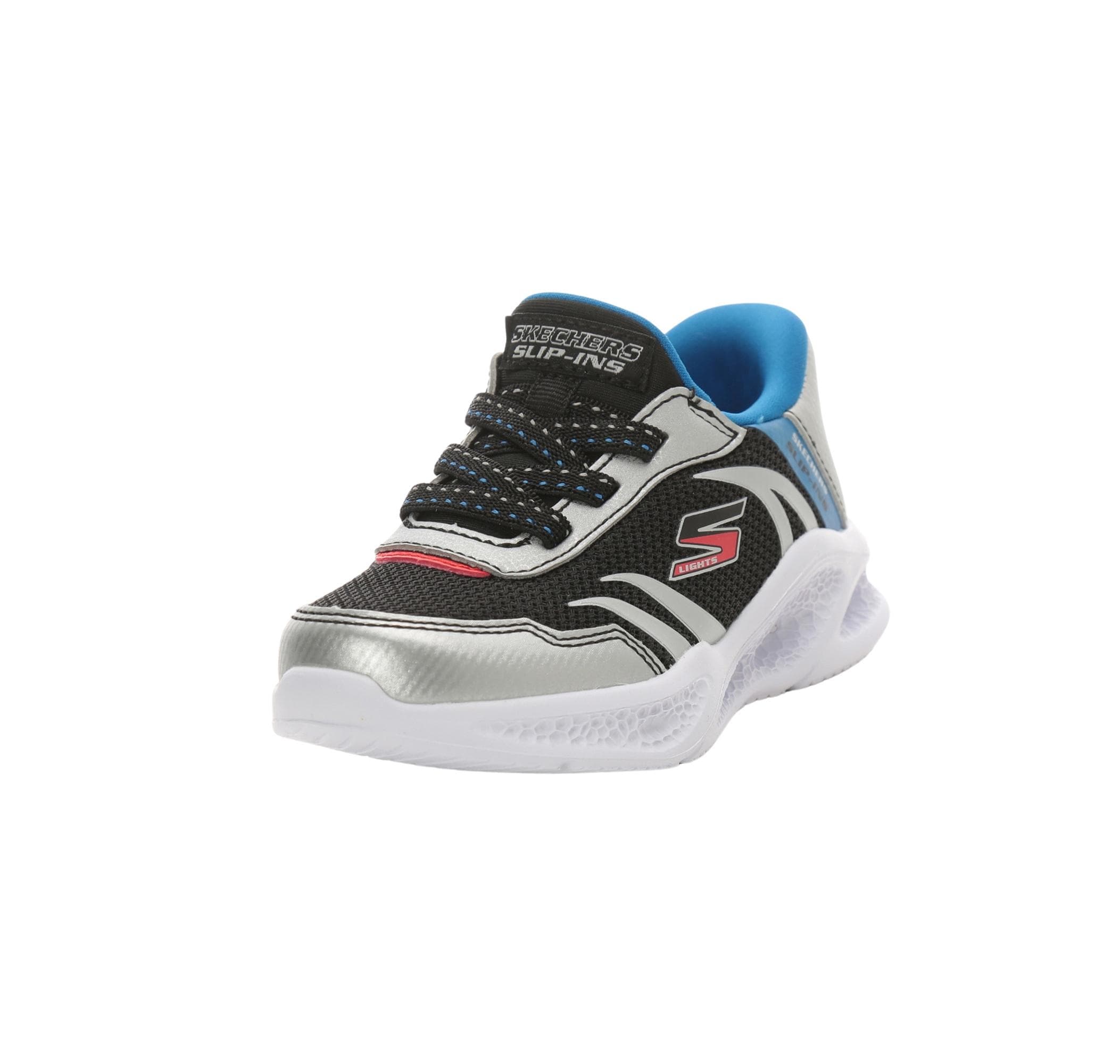 Skechers Skechers Meteor-Lıghts - Brısk-Beams Bebek Spor Ayakkabı Siyah - 3
