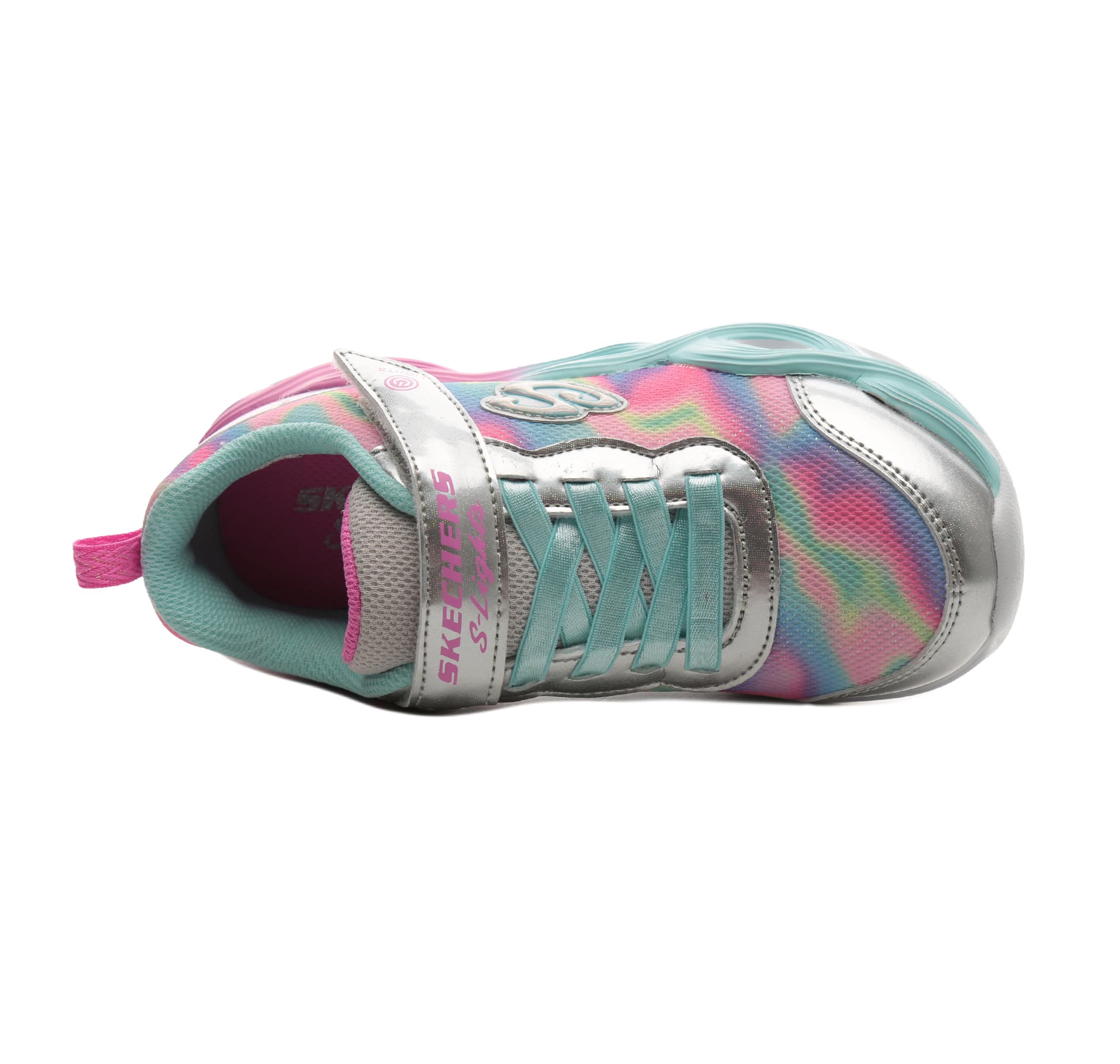 Skechers Skechers Twisty Glow - Sorbet Swirl Çocuk Spor Ayakkabı Pembe - 5