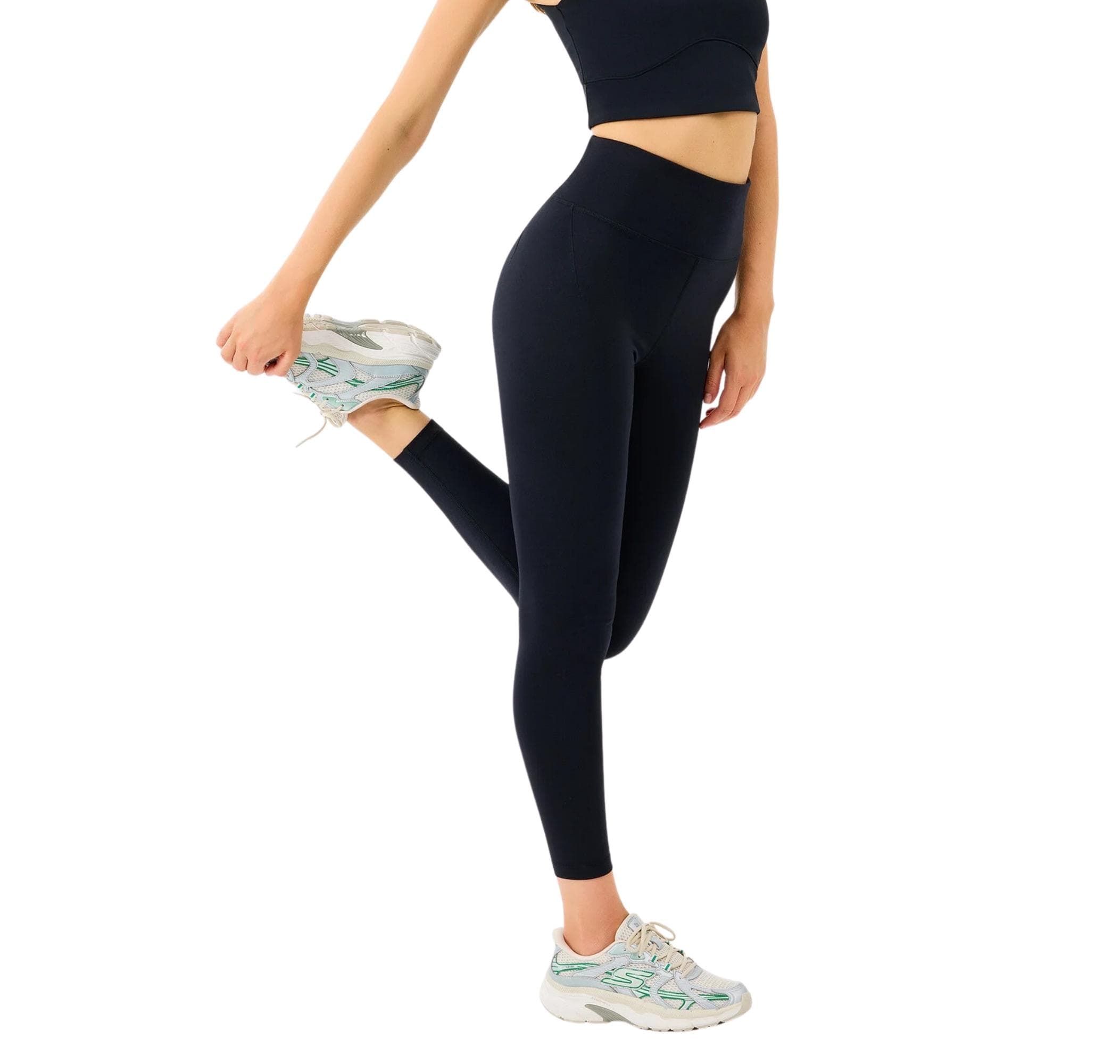 Skechers Skechers W Basic Ankle Legging Kadın Tayt Siyah - 4