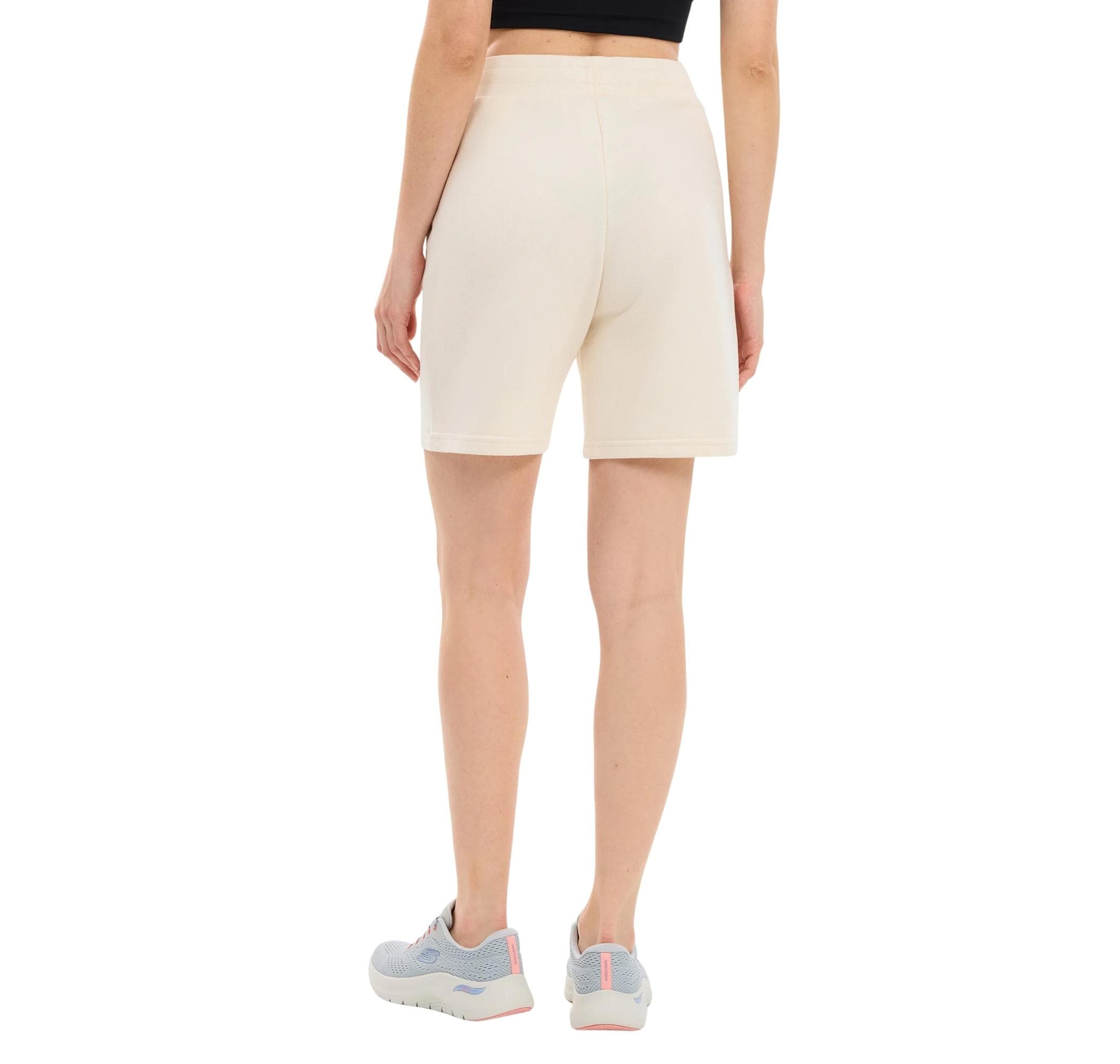 Skechers Skechers W Essential 5 Inch Sweat Short Sweat Short Kadın Şort Ve Kapri Bej - 4