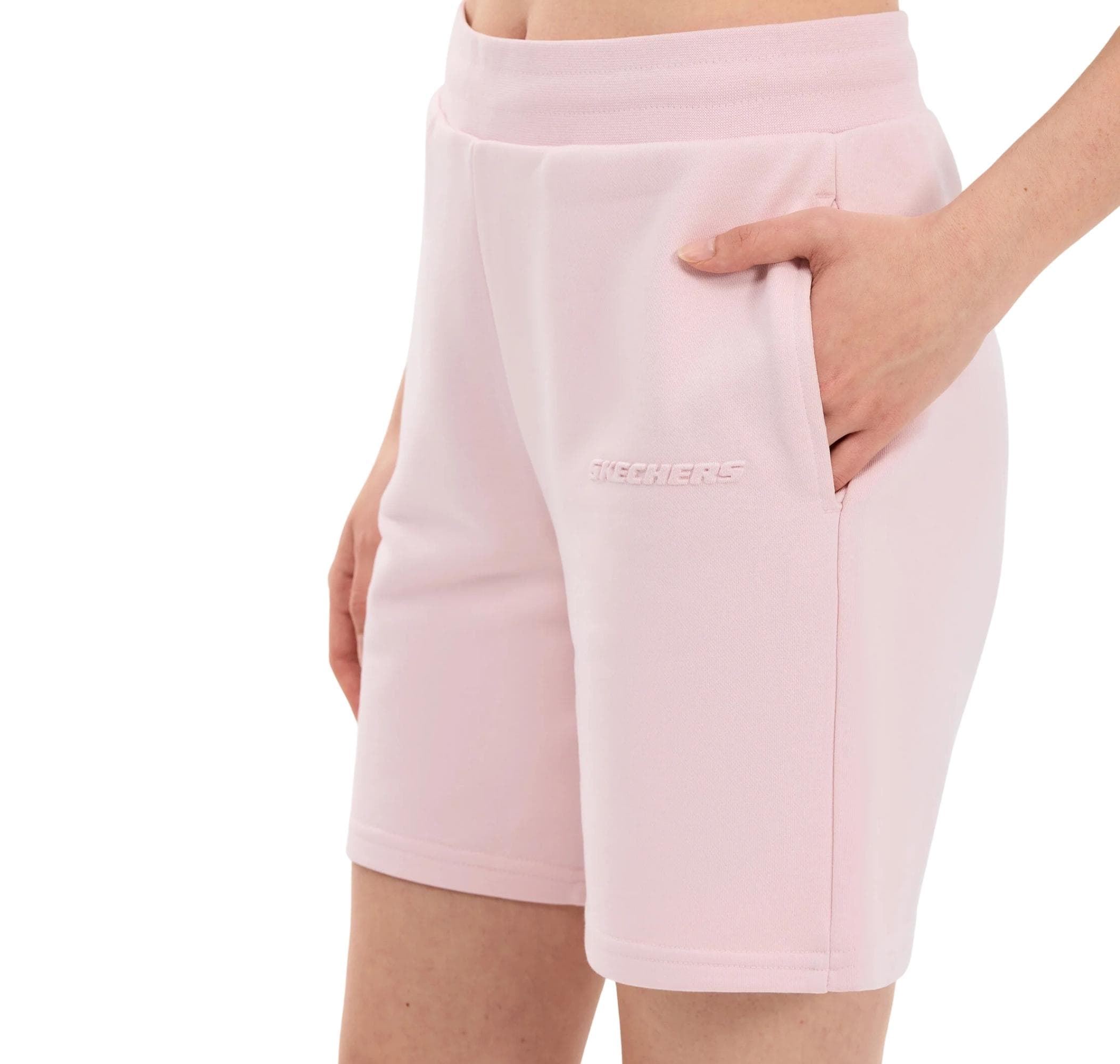 Skechers Skechers W Essential 5 Inch Sweat Short Sweat Short Kadın Şort Ve Kapri Pembe - 4