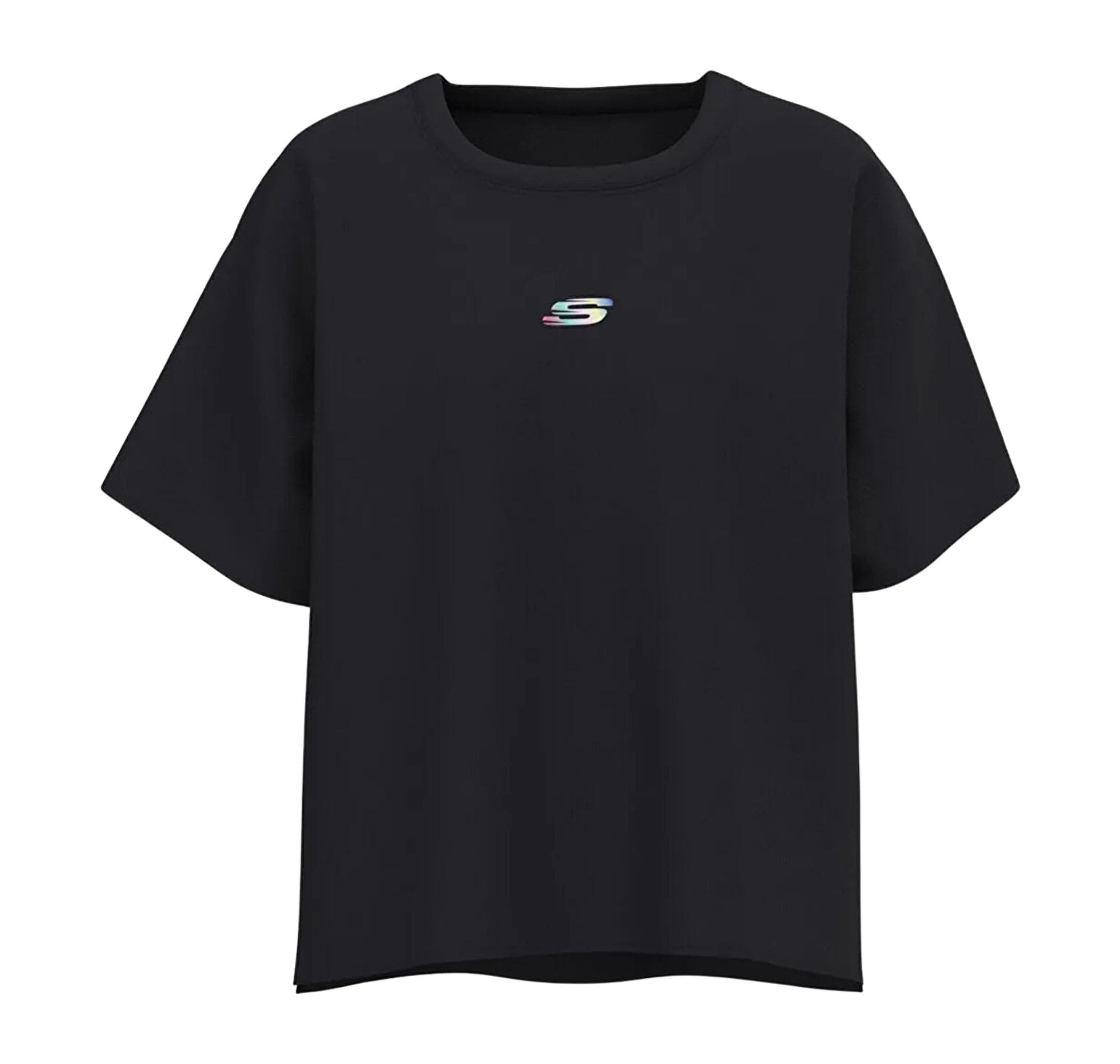 Skechers Skechers W Graphic T-Shirt Short Sleeve Kadın T-Shirt Siyah