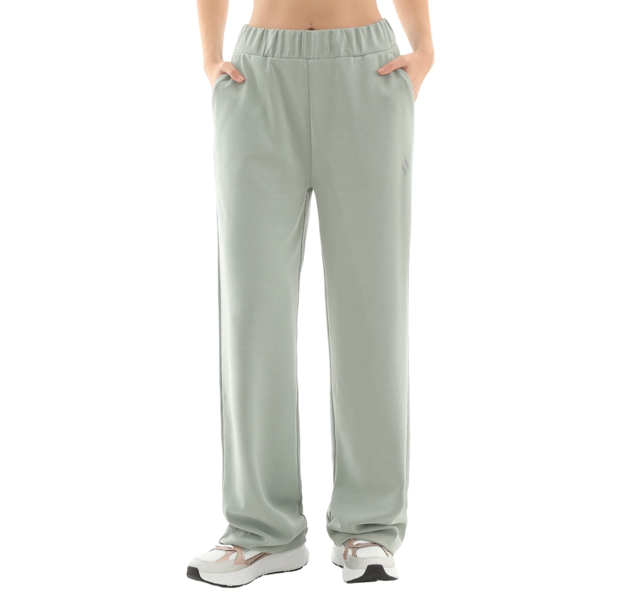 Skechers Skechers W Lounge Loose Wide Leg Sweatpant Kadın Eşofman Altı Gri