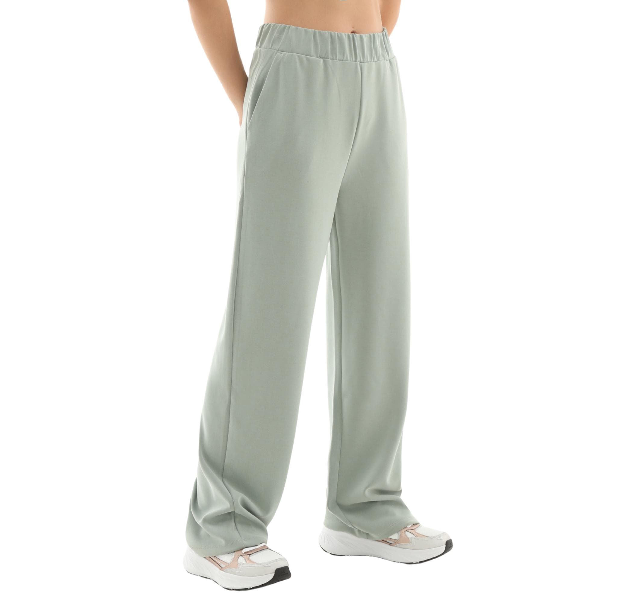 Skechers Skechers W Lounge Loose Wide Leg Sweatpant Kadın Eşofman Altı Gri - 3
