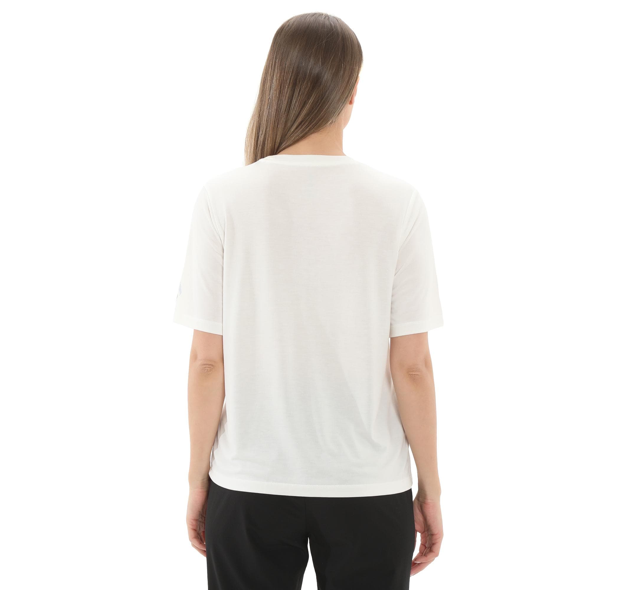 Skechers Skechers W Lounge Regular Crew Neck Kadın T-Shirt Beyaz - 3