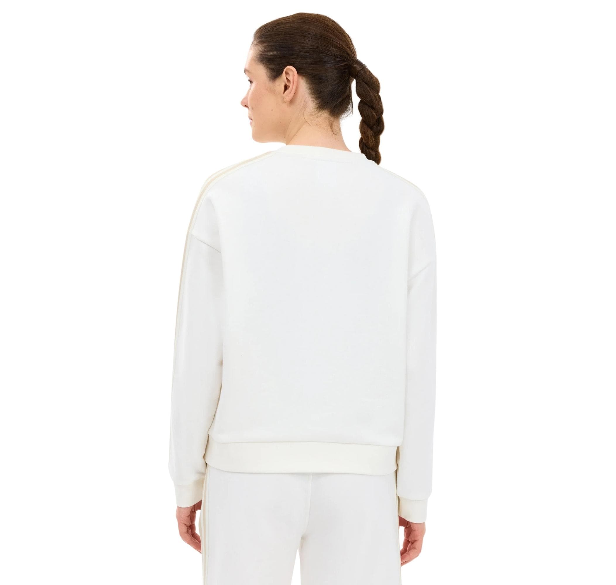 Skechers Skechers W Lw Fleece Loose Fit Kadın Sweatshirt Beyaz - 3
