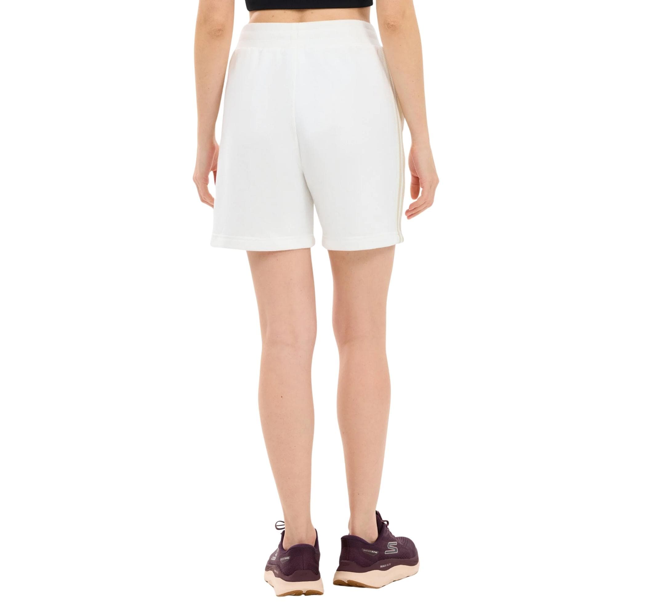 Skechers Skechers W Lw Fleece Sweatshort Kadın Şort Ve Kapri Beyaz - 3
