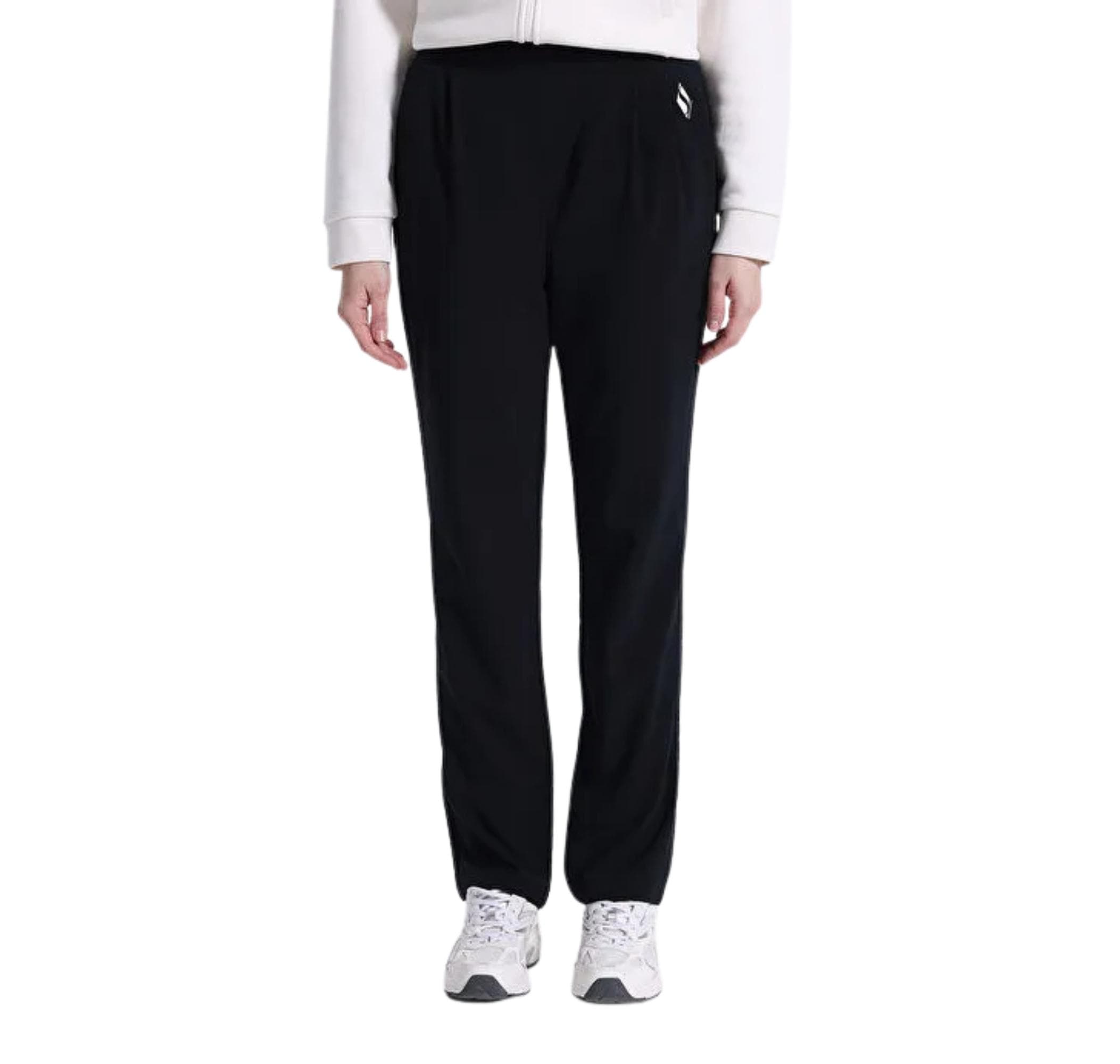 Skechers Skechers W Micro Wide Leg Pant Kadın Eşofman Altı Siyah