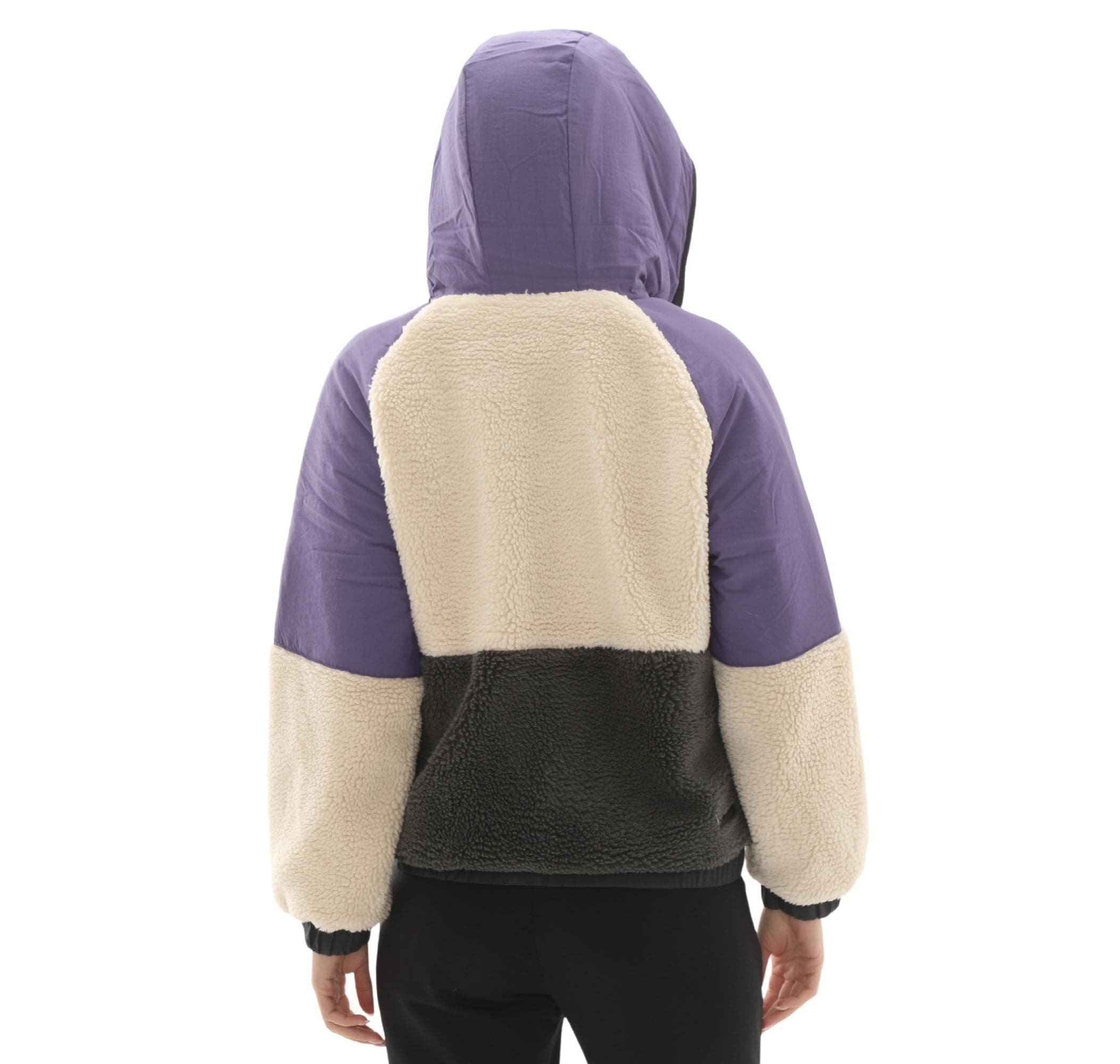 Skechers Skechers W Outdoor Fleece Full Zip Sherpa Kadın Ceket Krem - 5
