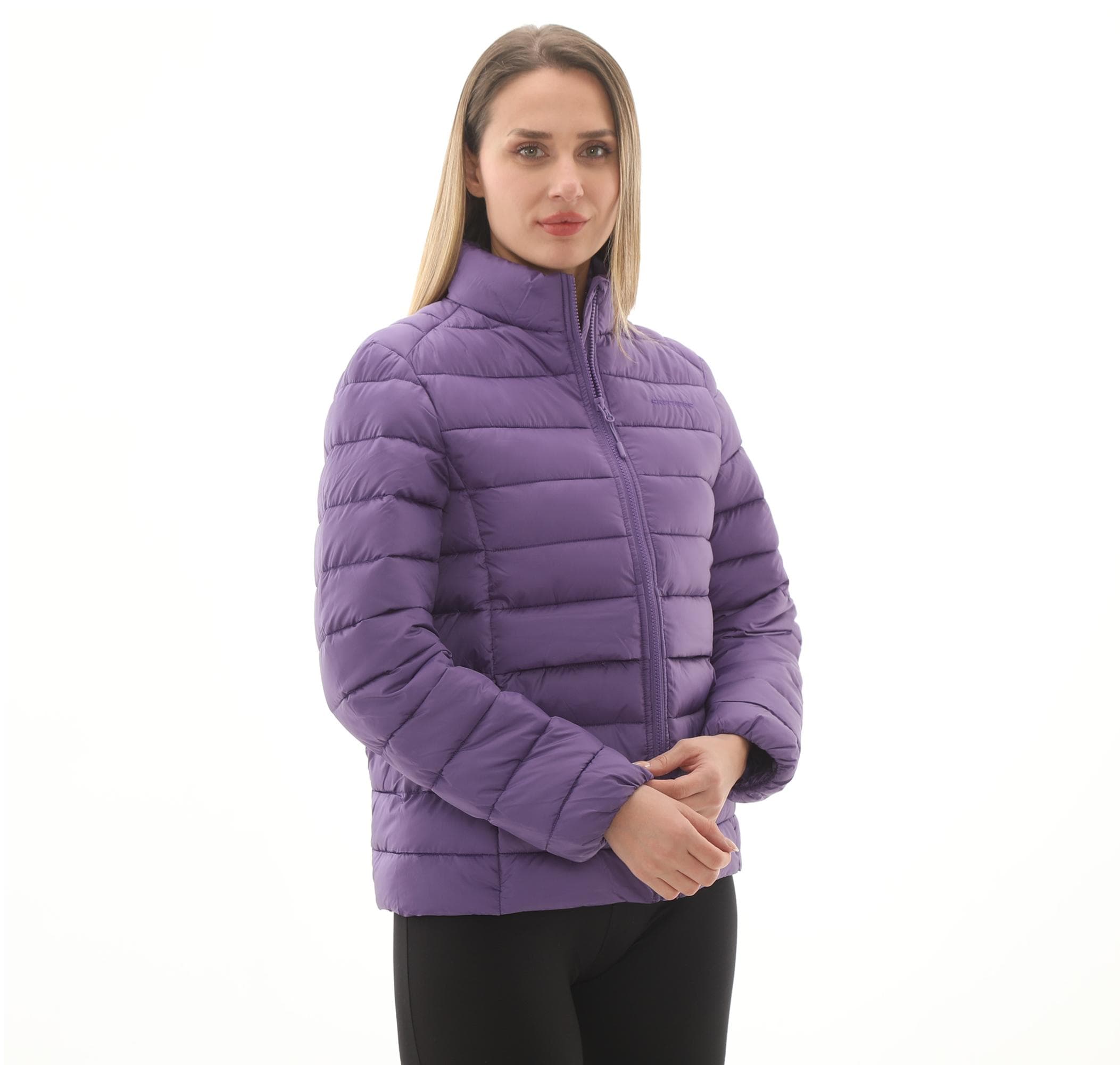 Skechers Skechers W Outerwear Pop Up Detailed Padded Jacket Kadın Ceket Mor - 3