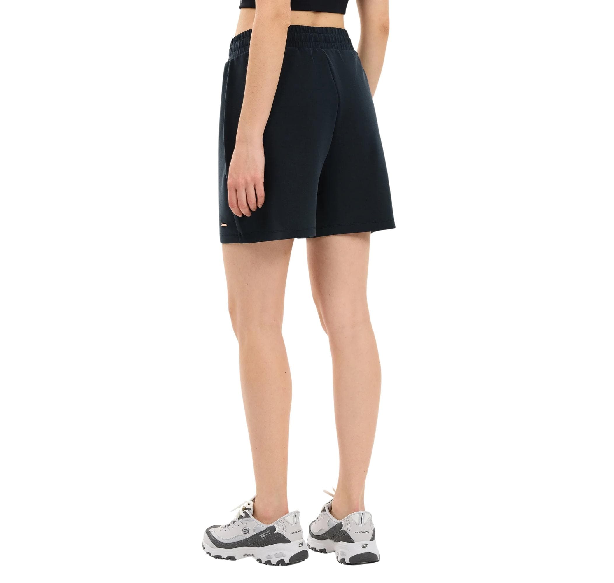 Skechers Skechers W Soft Touch Regular Sweatshort Kadın Şort Ve Kapri Siyah - 3