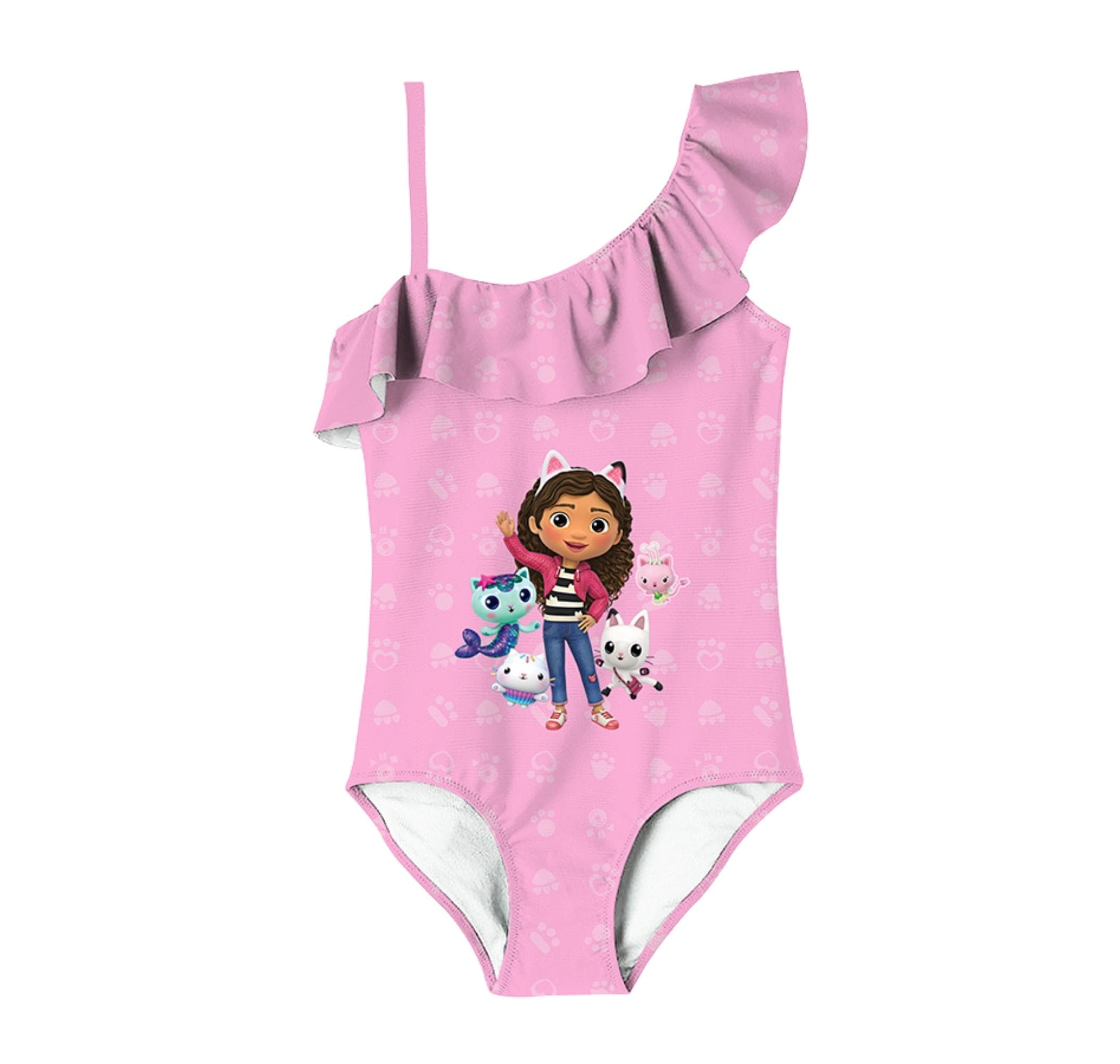 Slipstop Slipstop Charmsy Swimsuit Çocuk Mayo Pembe