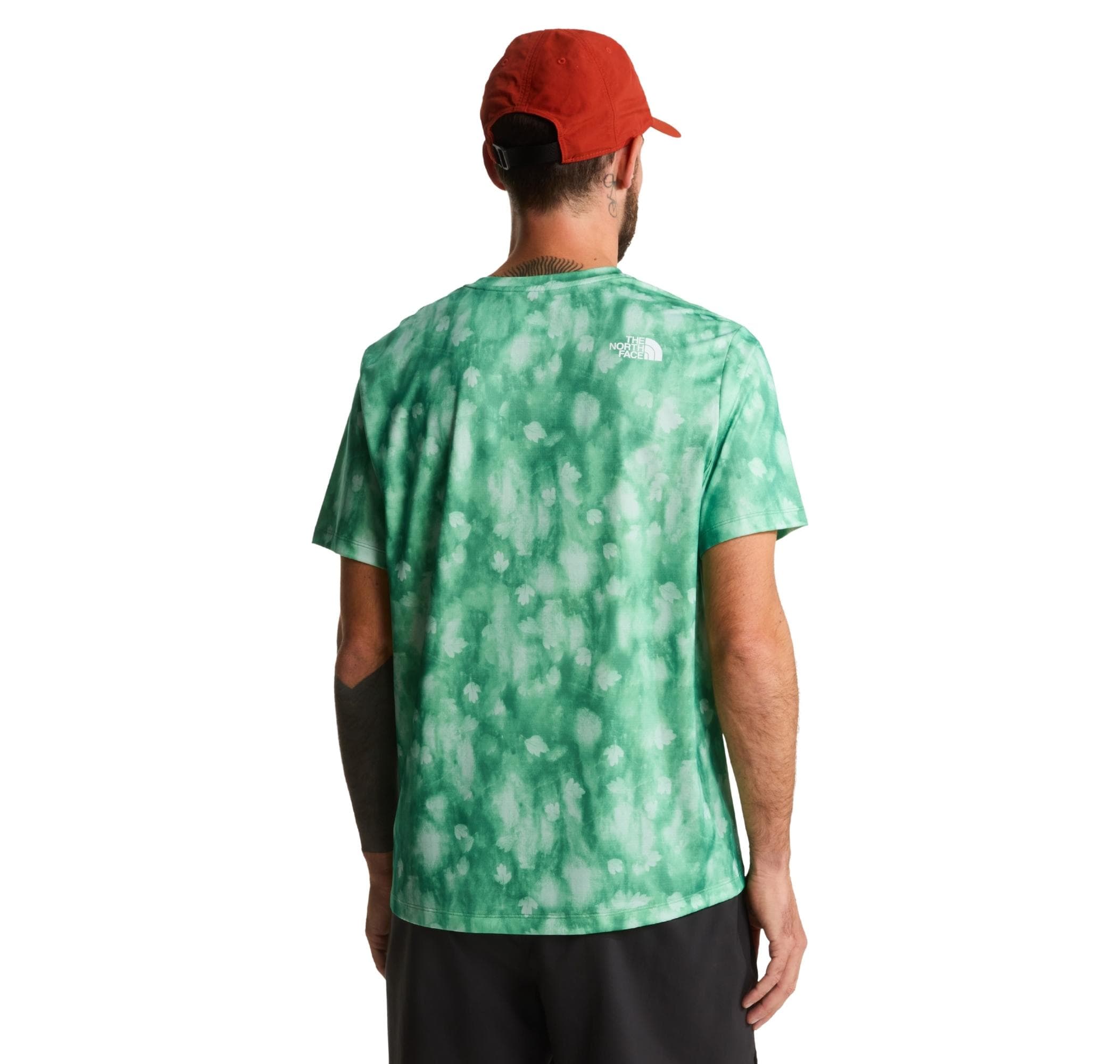 The North Face The North Face M 24-7 Short Sleeve T-Shırt Reg-Prınt Erkek T-Shirt Yeşil - 3