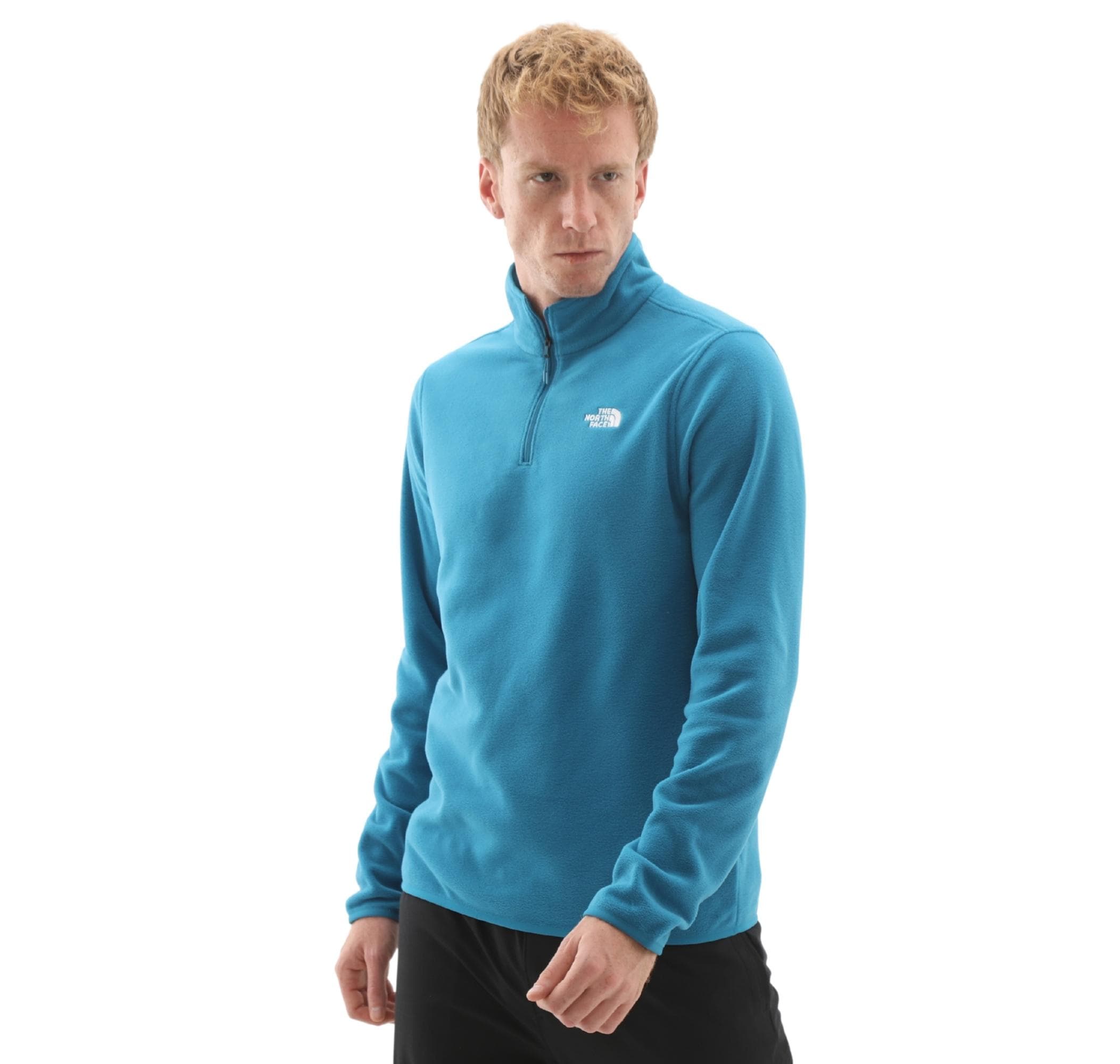The North Face The North Face M Glacıer Fleece 1-4 Zıp Jacket Erkek Ceket Mavi - 3