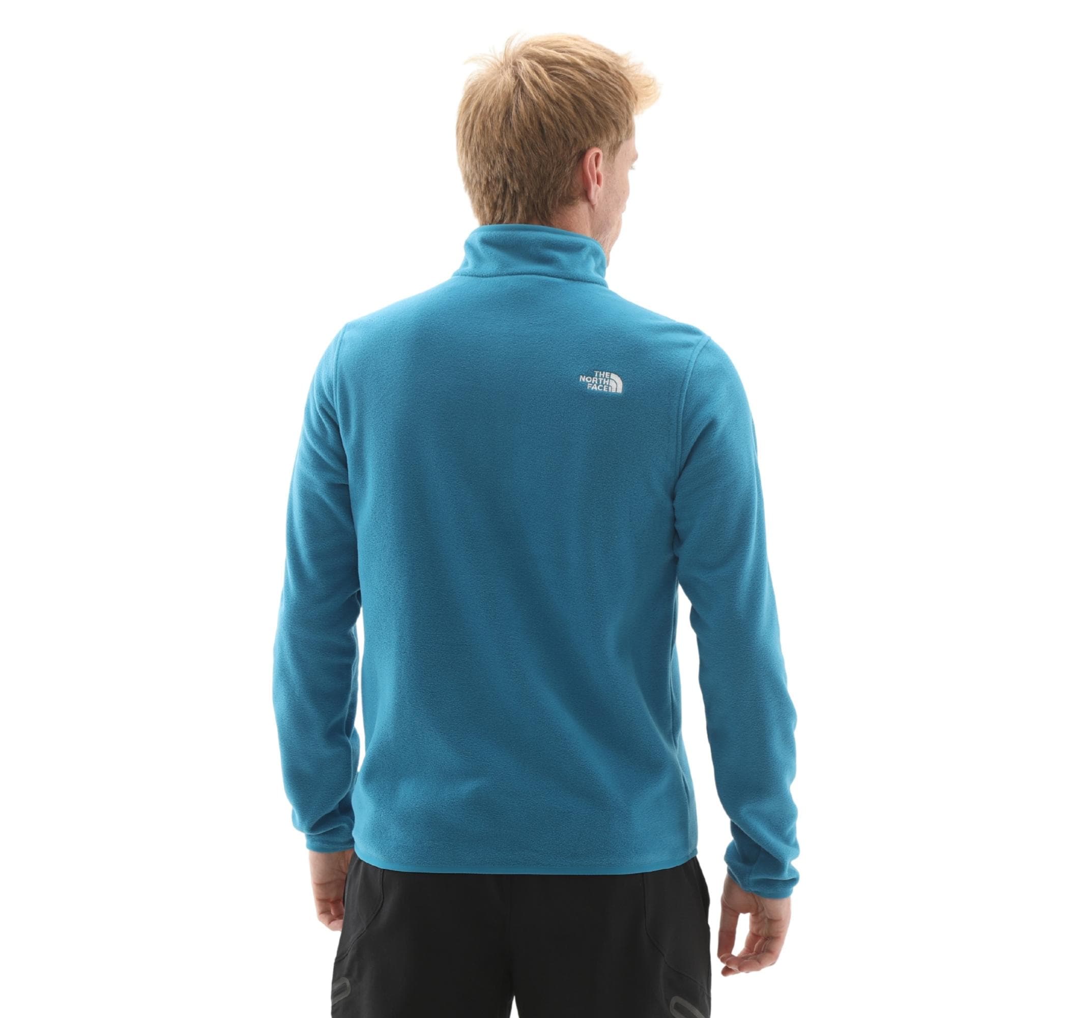 The North Face The North Face M Glacıer Fleece 1-4 Zıp Jacket Erkek Ceket Mavi - 4