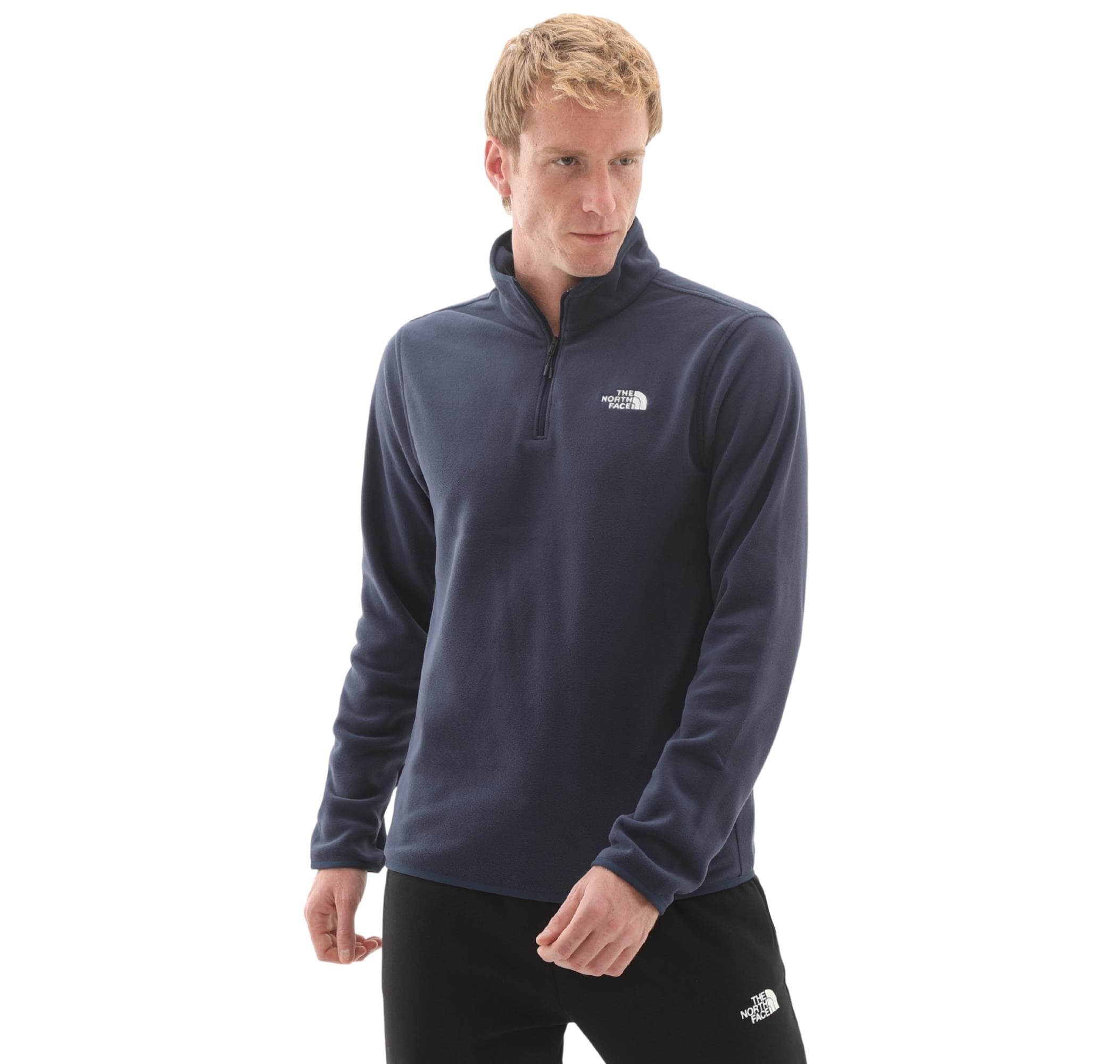 The North Face The North Face M Glacıer Fleece 1-4 Zıp Jacket Erkek Sweatshirt Lacivert - 3