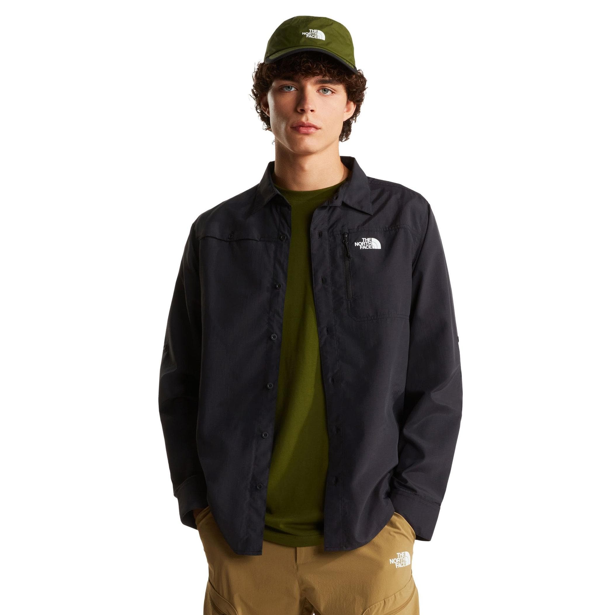 The North Face The North Face M Sequoıa Long Sleeve Shırt Erkek Gömlek Siyah
