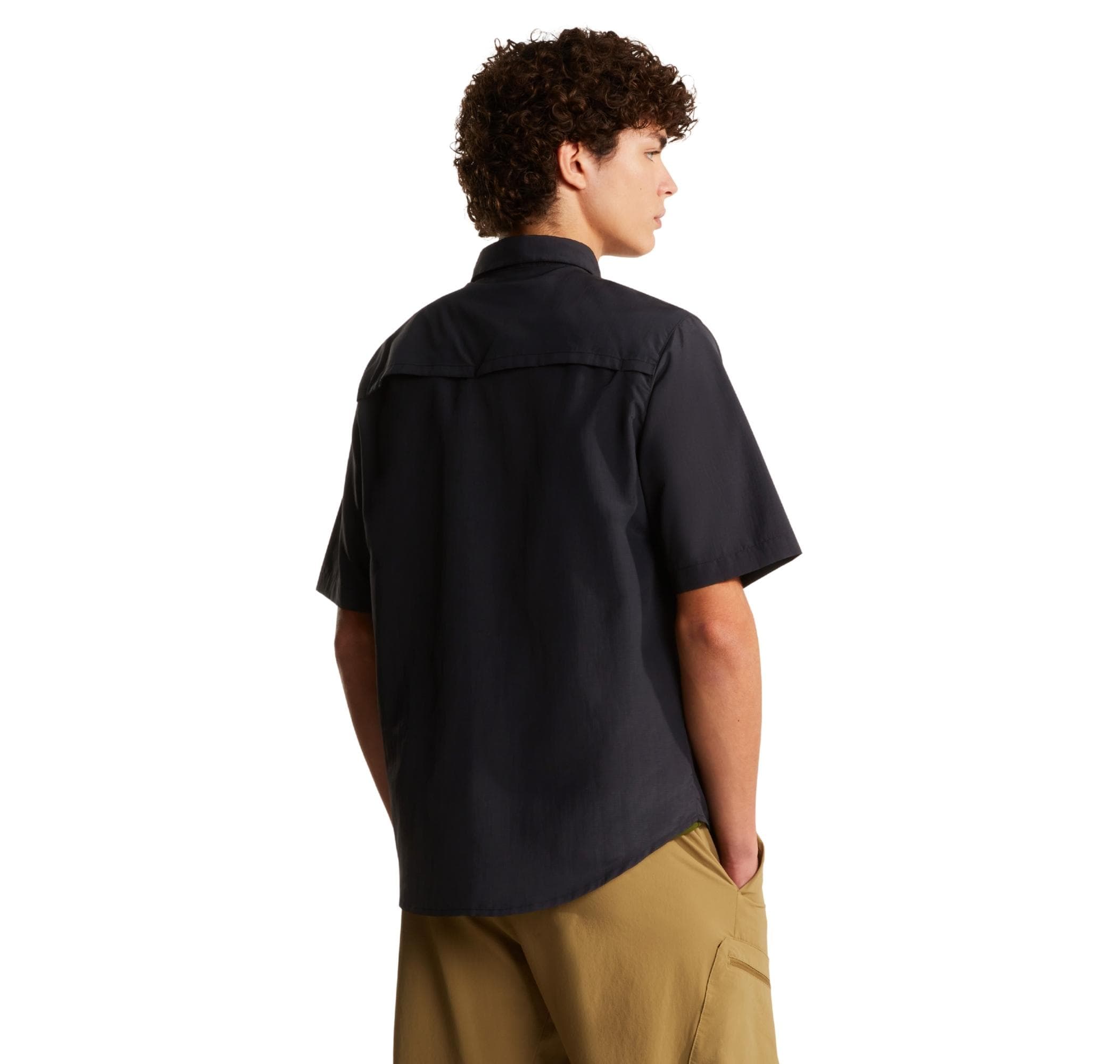 The North Face The North Face M Sequoıa Short Sleeve Shırt Erkek Gömlek Siyah - 4