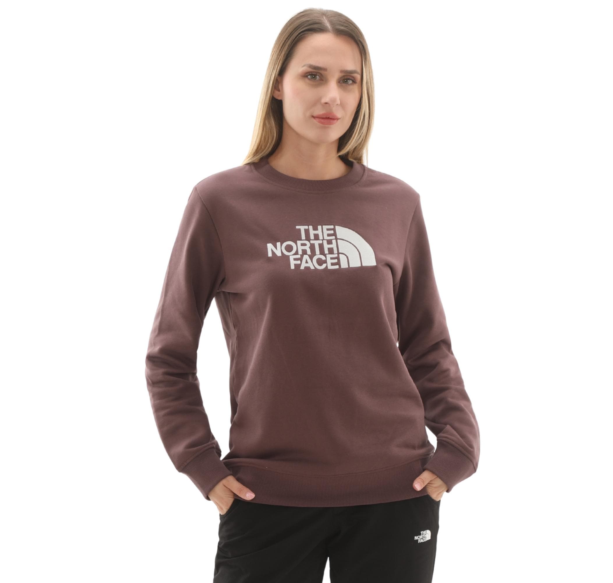 The North Face The North Face W Drew Peak Crew Kadın Sweatshirt Bordo