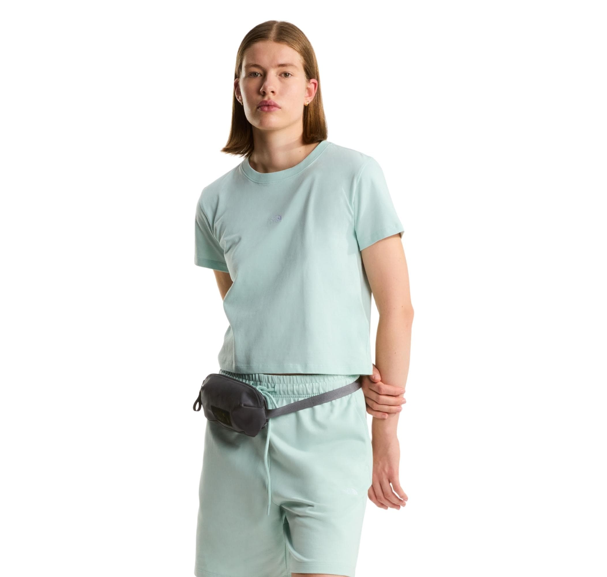 The North Face The North Face W Essentıal Regular Short Sleeve Cutıe T Kadın T-Shirt Açık Mavi - 2