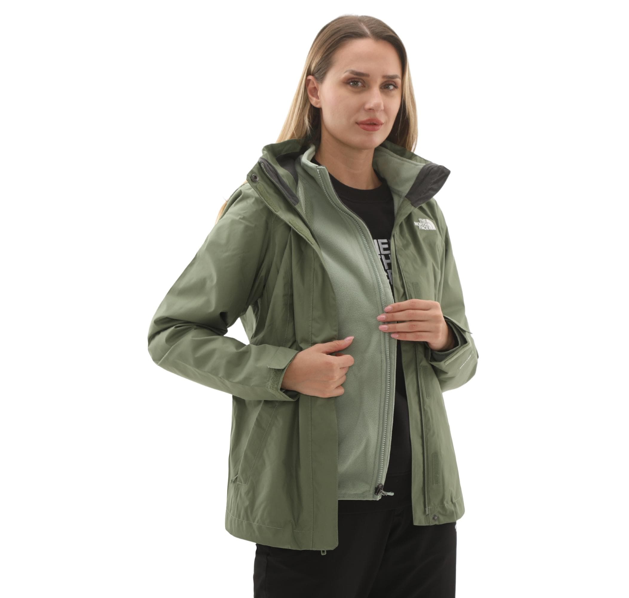 The North Face The North Face W Evolve Iı Trıclımate Jacket - Eu Kadın Mont Yeşil - 5