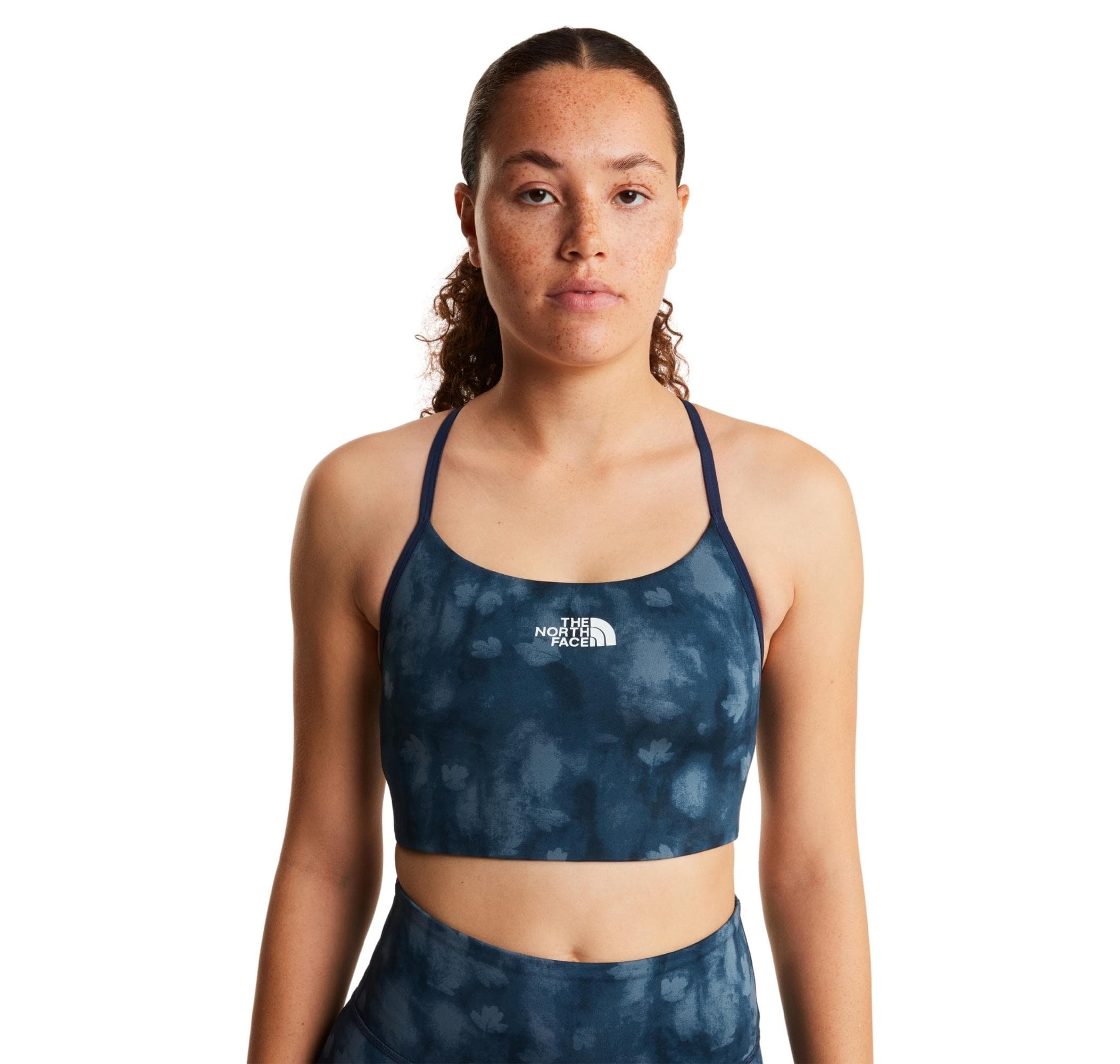 The North Face The North Face W Flex Bra - Prınt Kadın Büstiyer Lacivert