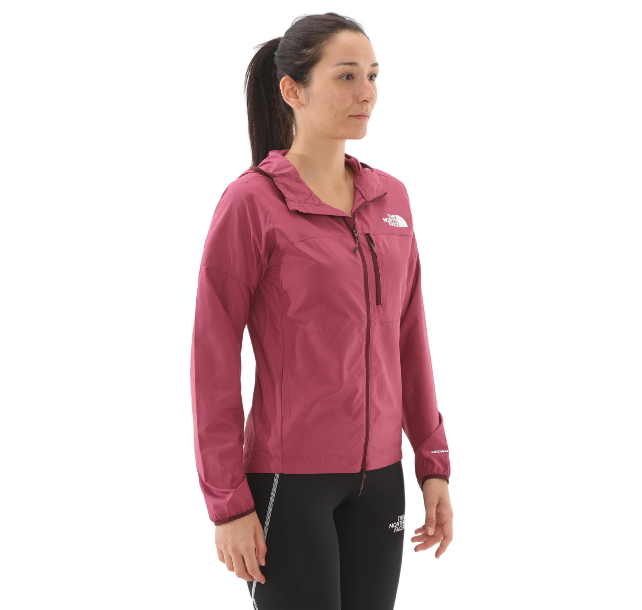 The North Face The North Face W Hıgher Run Wınd Jacket Kadın Yağmurluk-Rüzgarlık Bordo - 3