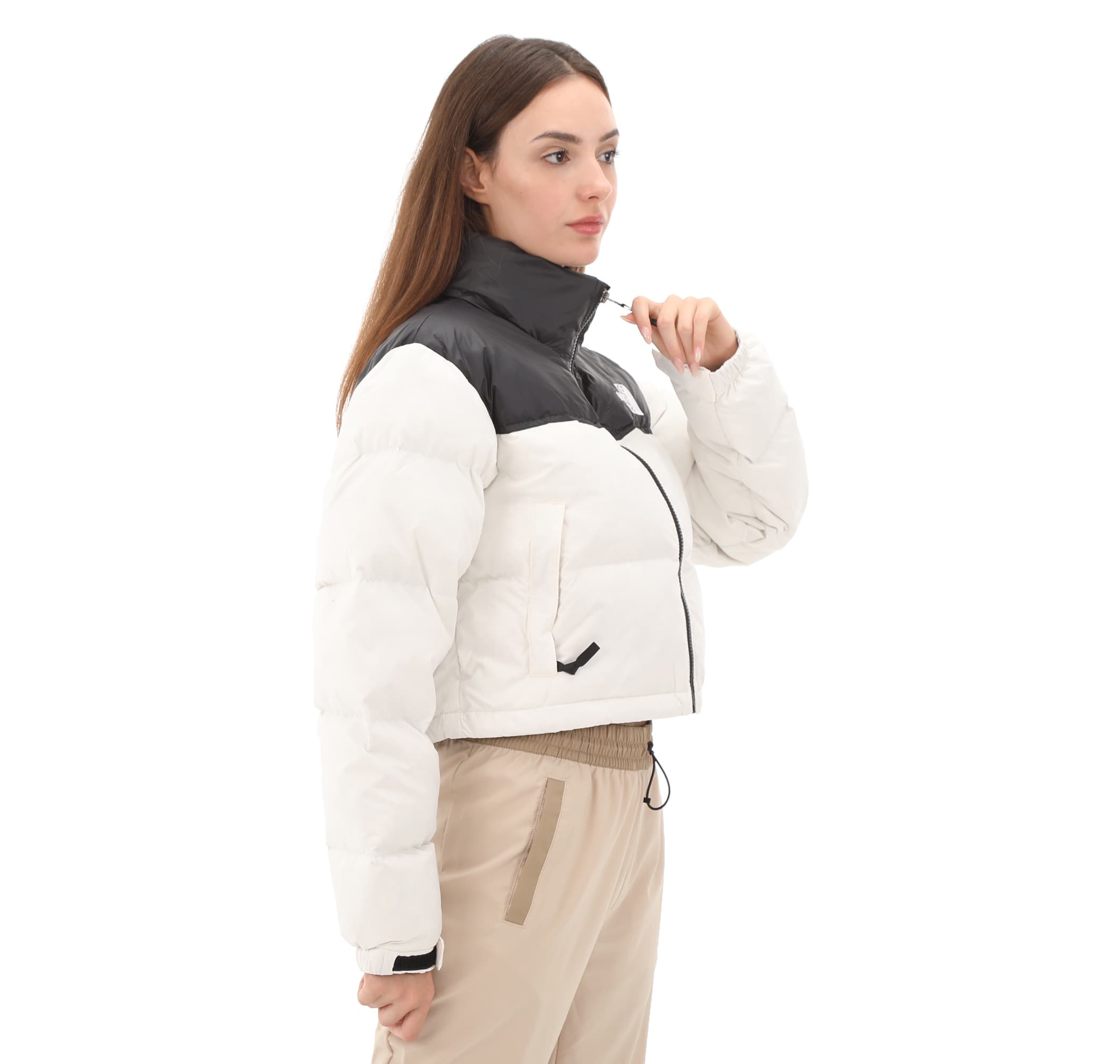 The North Face The North Face W Nuptse Short Jacket Kadın Mont Beyaz - 5