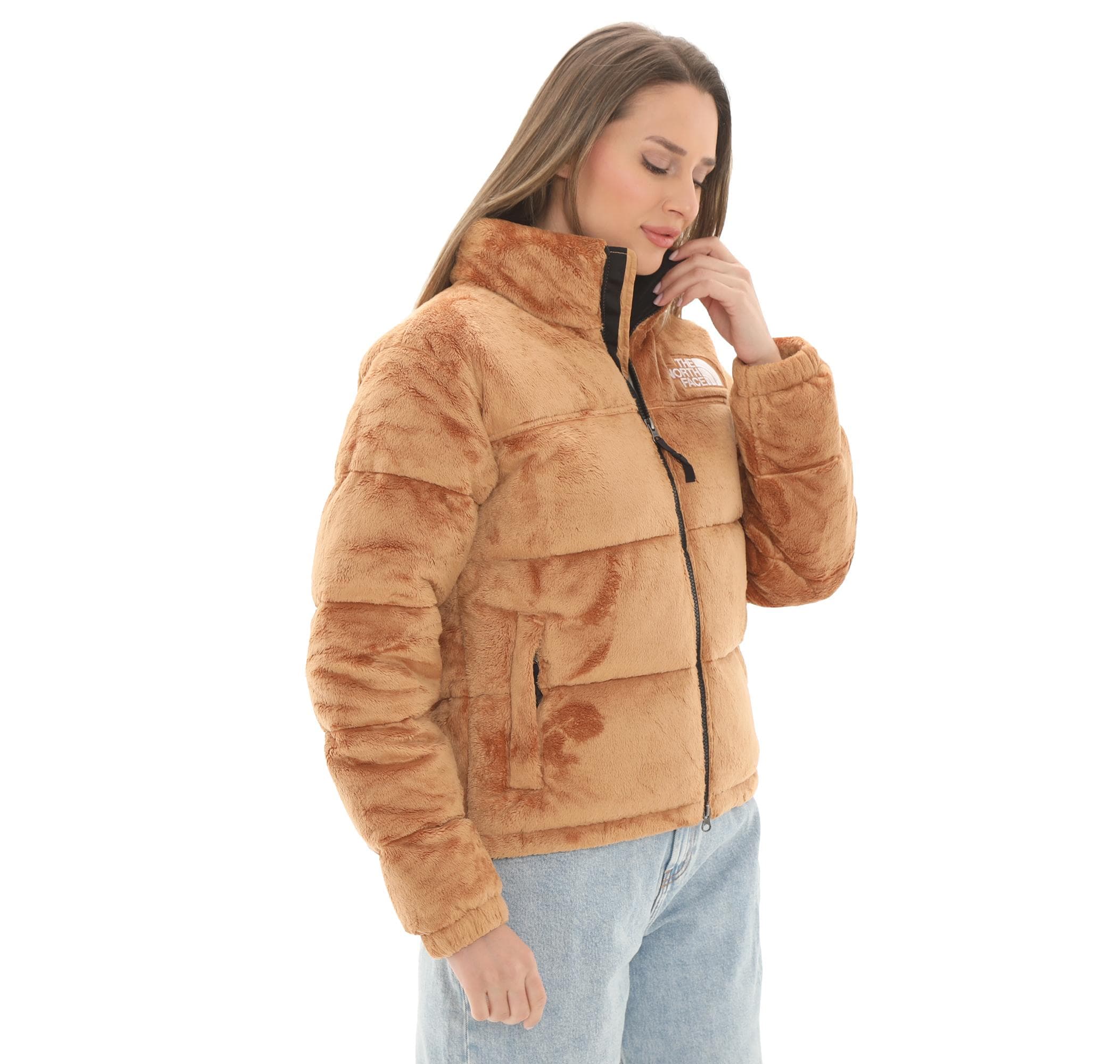 The North Face The North Face W Versa Velour Nuptse Jacket Kadın Mont Kahve - 3