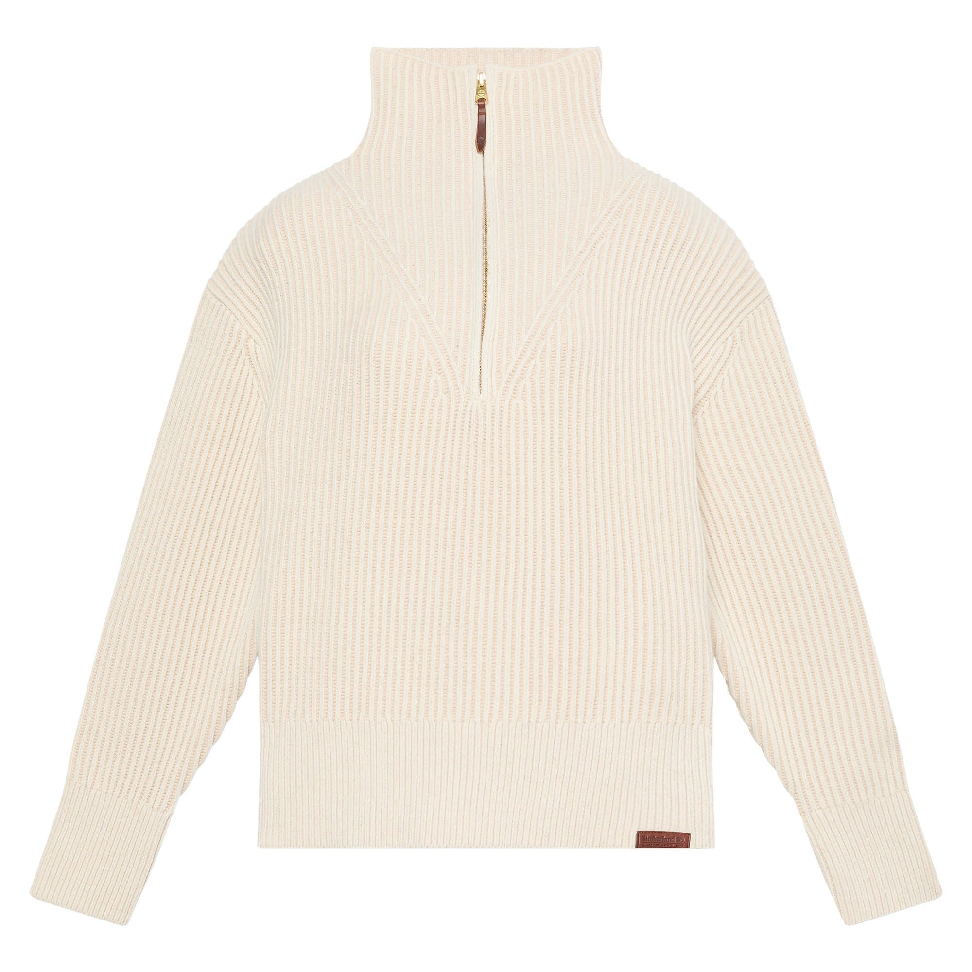 Timberland Timberland 1-4 Zip Chunky Sweater Kadın Sweatshirt
