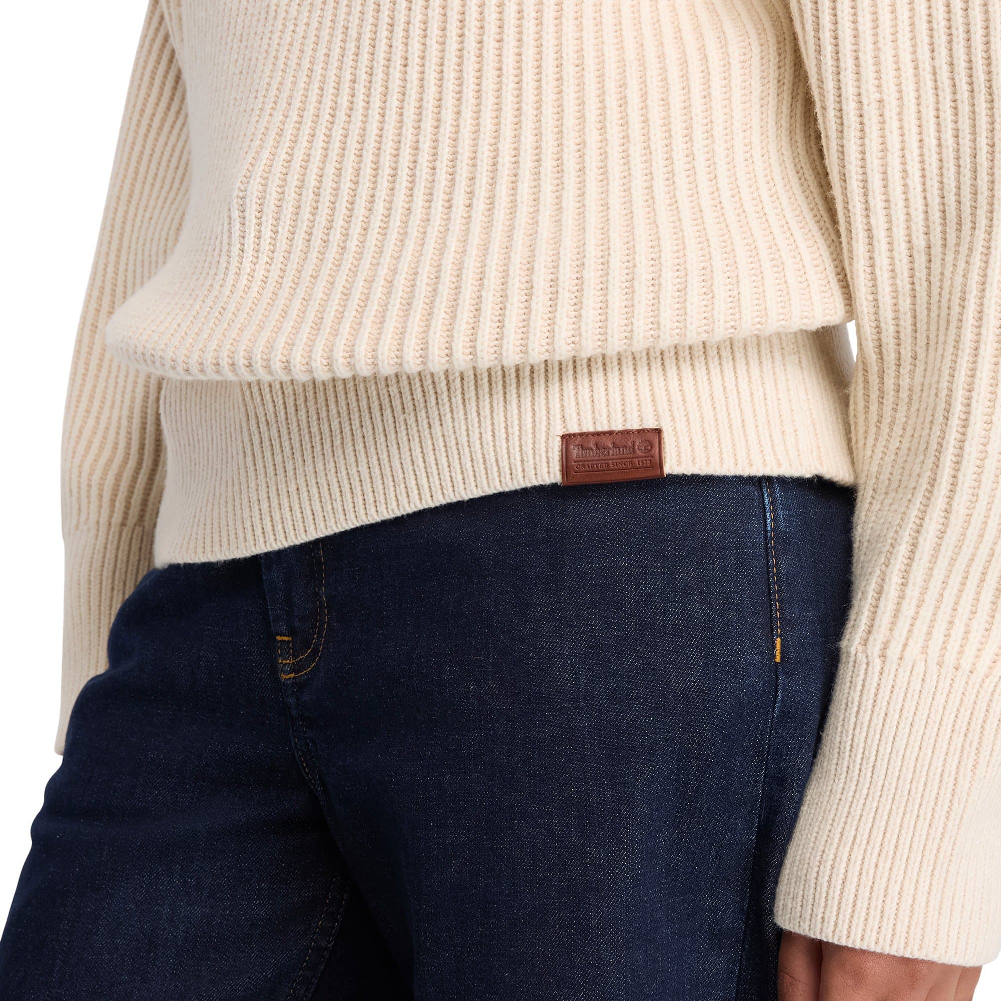 Timberland Timberland 1-4 Zip Chunky Sweater Kadın Sweatshirt - 4