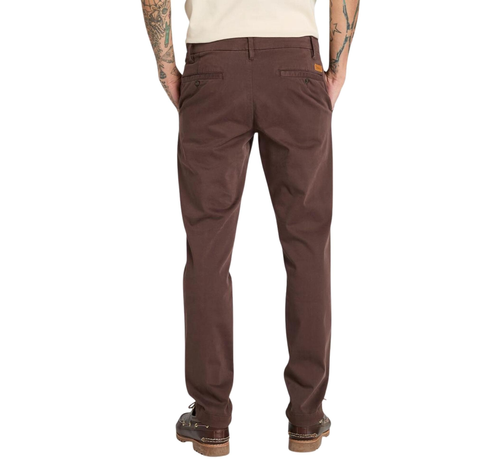 Timberland Timberland Claremont Garment Dyed Chino Pant Erkek Pantolon Kahve - 2