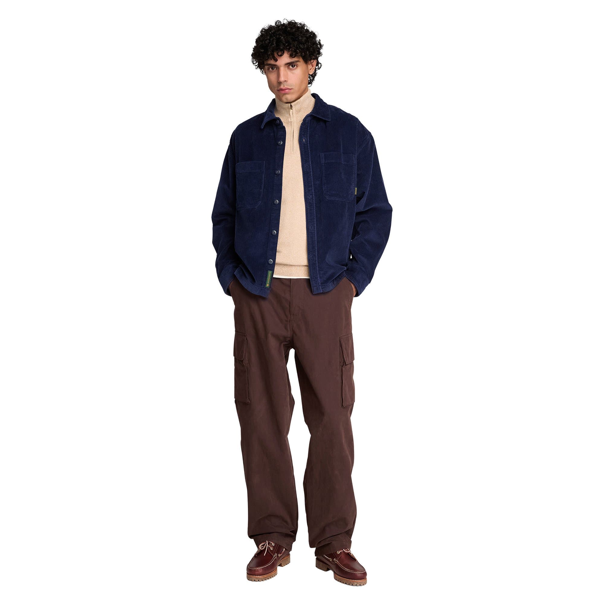 Timberland Timberland Corduroy Overshirt Erkek Ceket Lacivert - 3